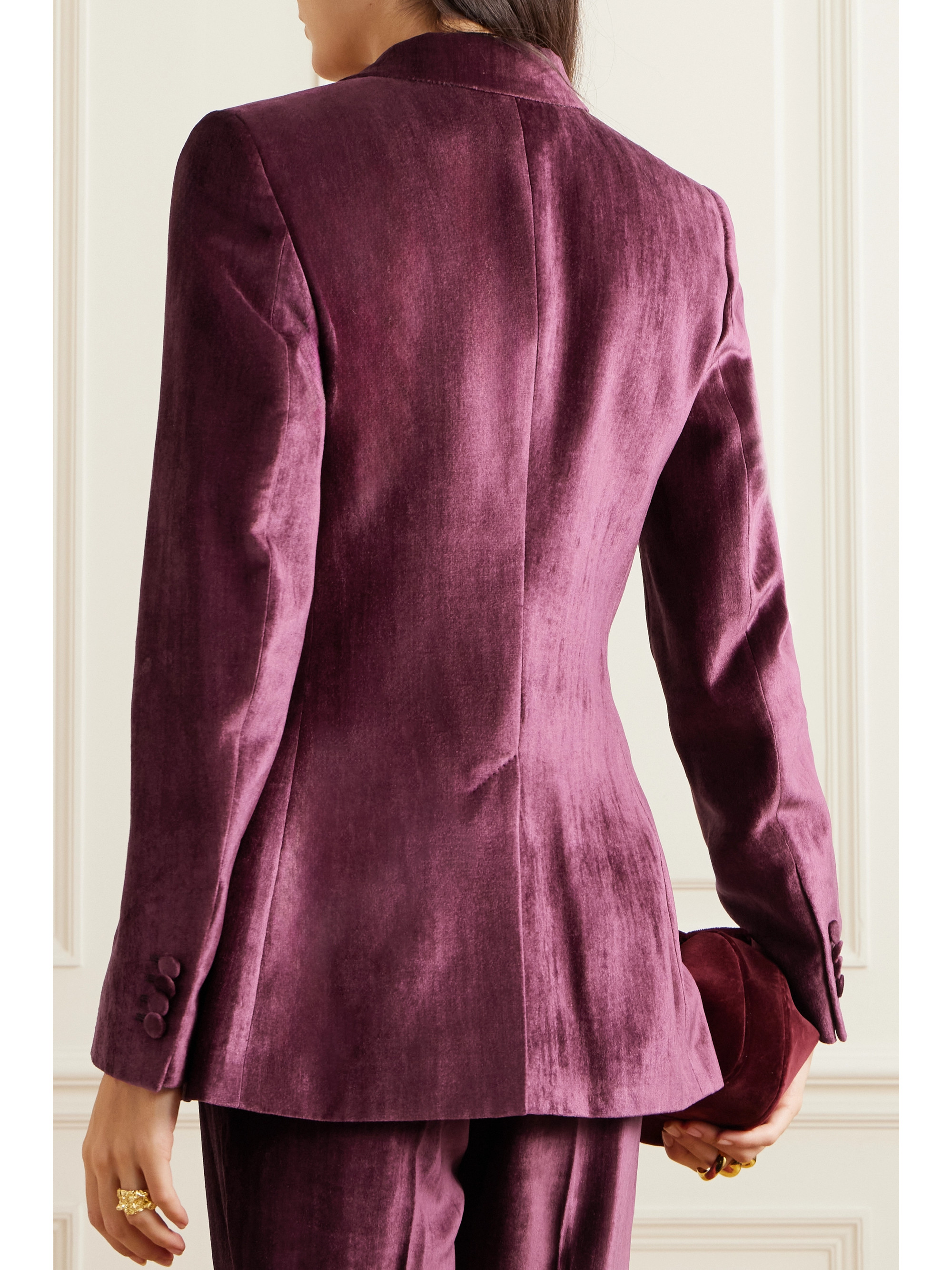Gabriela Hearst + NET SUSTAIN Leary organic silk-velvet blazer thumbnail