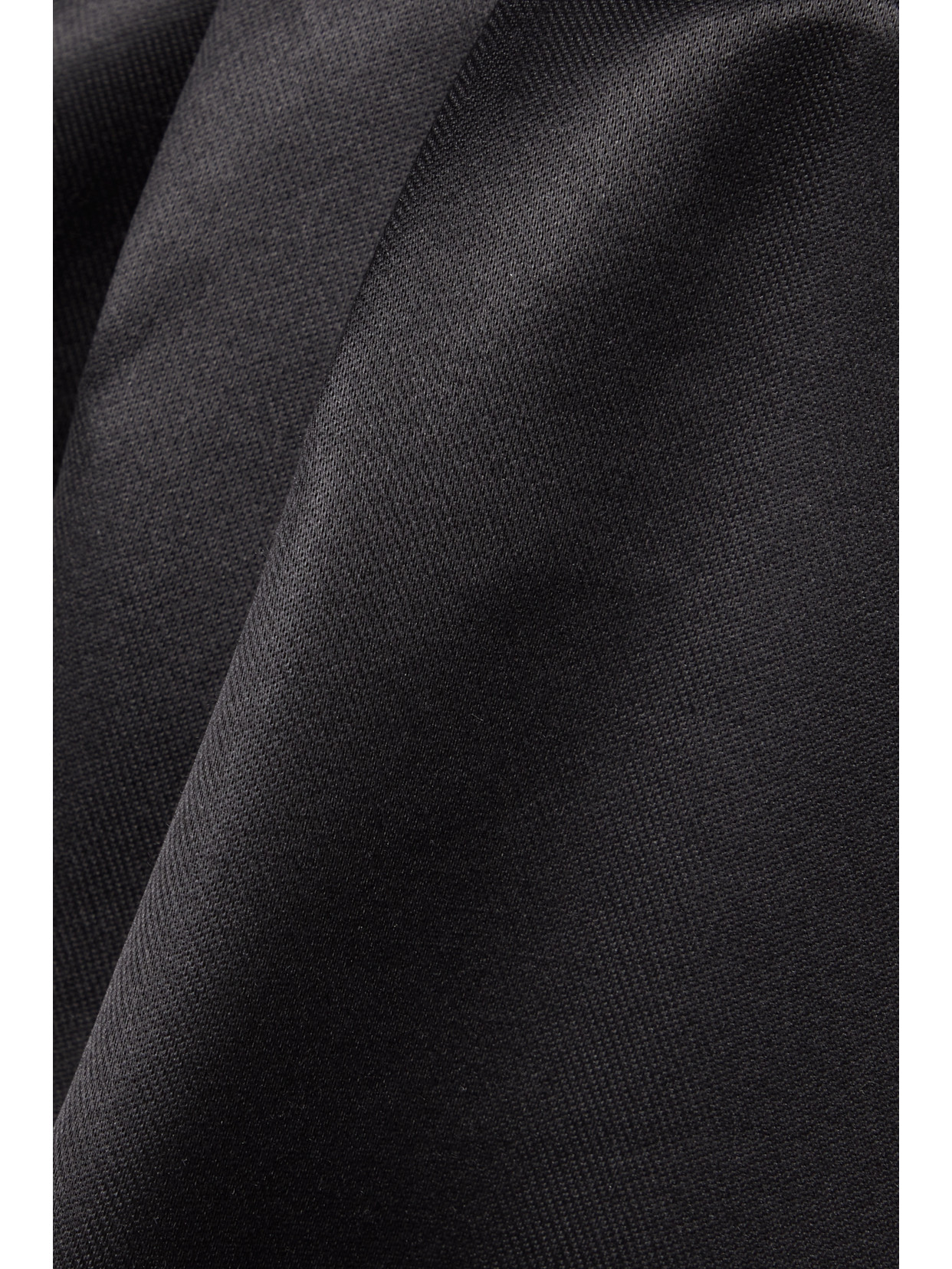 Shop Gabriela Hearst + Net Sustain Beatrice Organic Wool And Silk-blend Satin-twill And Silk-chiffon Dress In Black