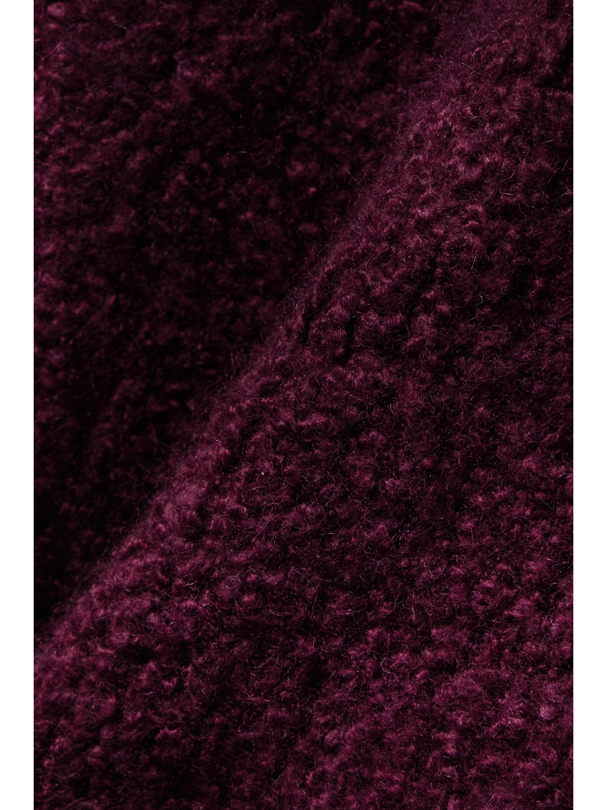 Gabriela Hearst + NET SUSTAIN Gertrude belted organic cashmere and silk-blend bouclé maxi dress thumbnail