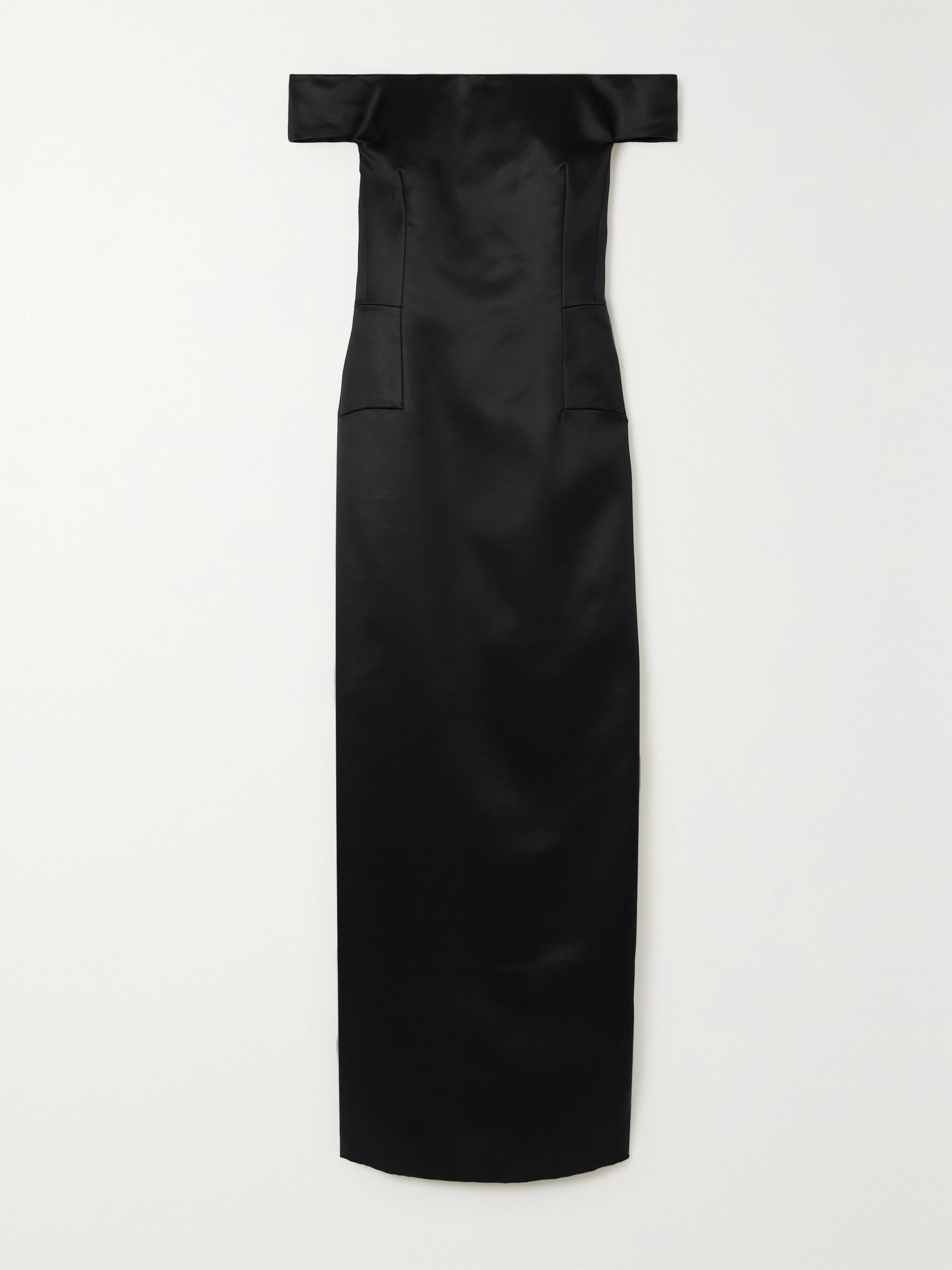 Gabriela Hearst + NET SUSTAIN Sloane off-the-shoulder organic wool and silk-blend maxi dress thumbnail