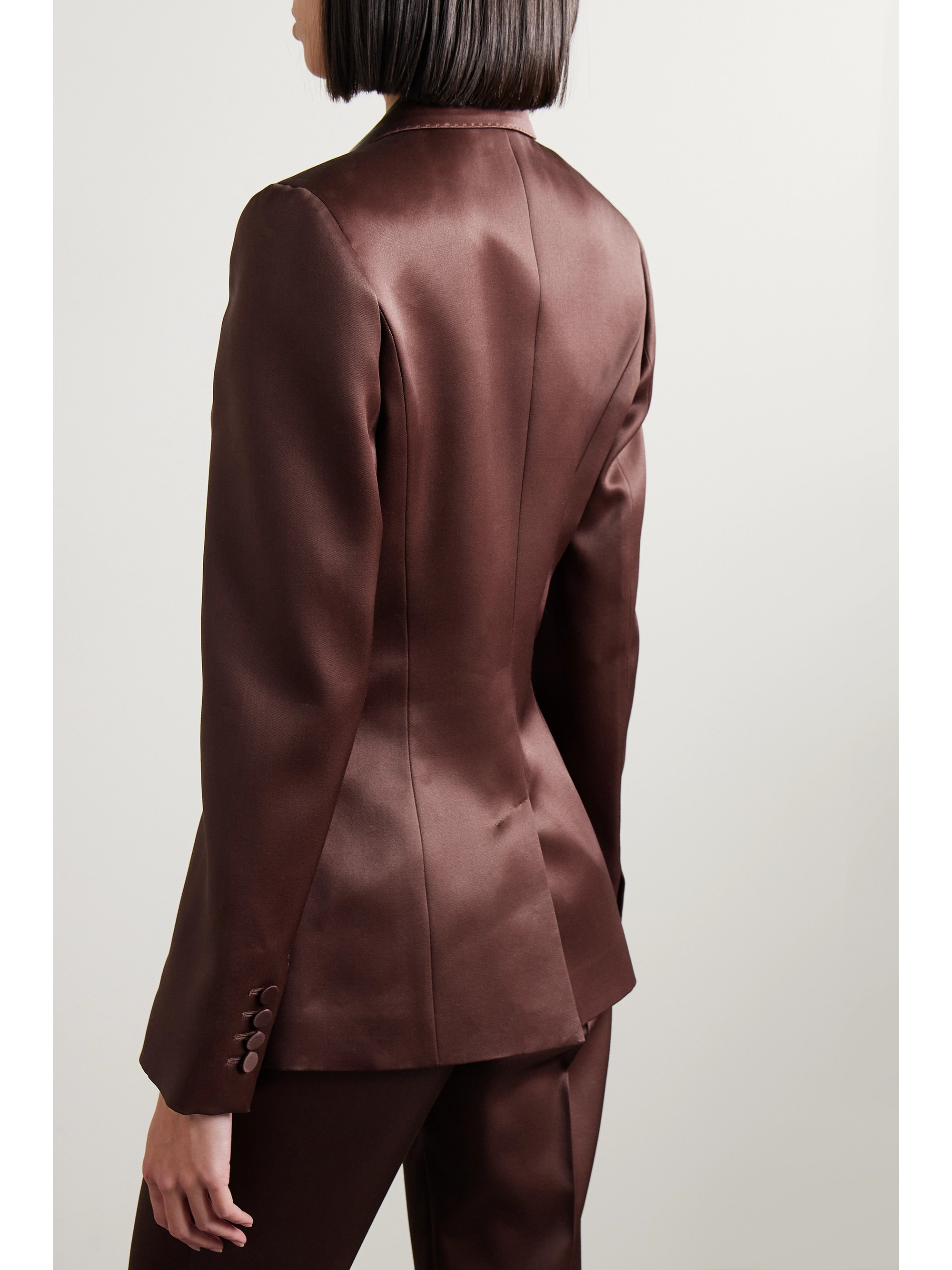 Gabriela Hearst + NET SUSTAIN Serge organic wool and silk-blend blazer