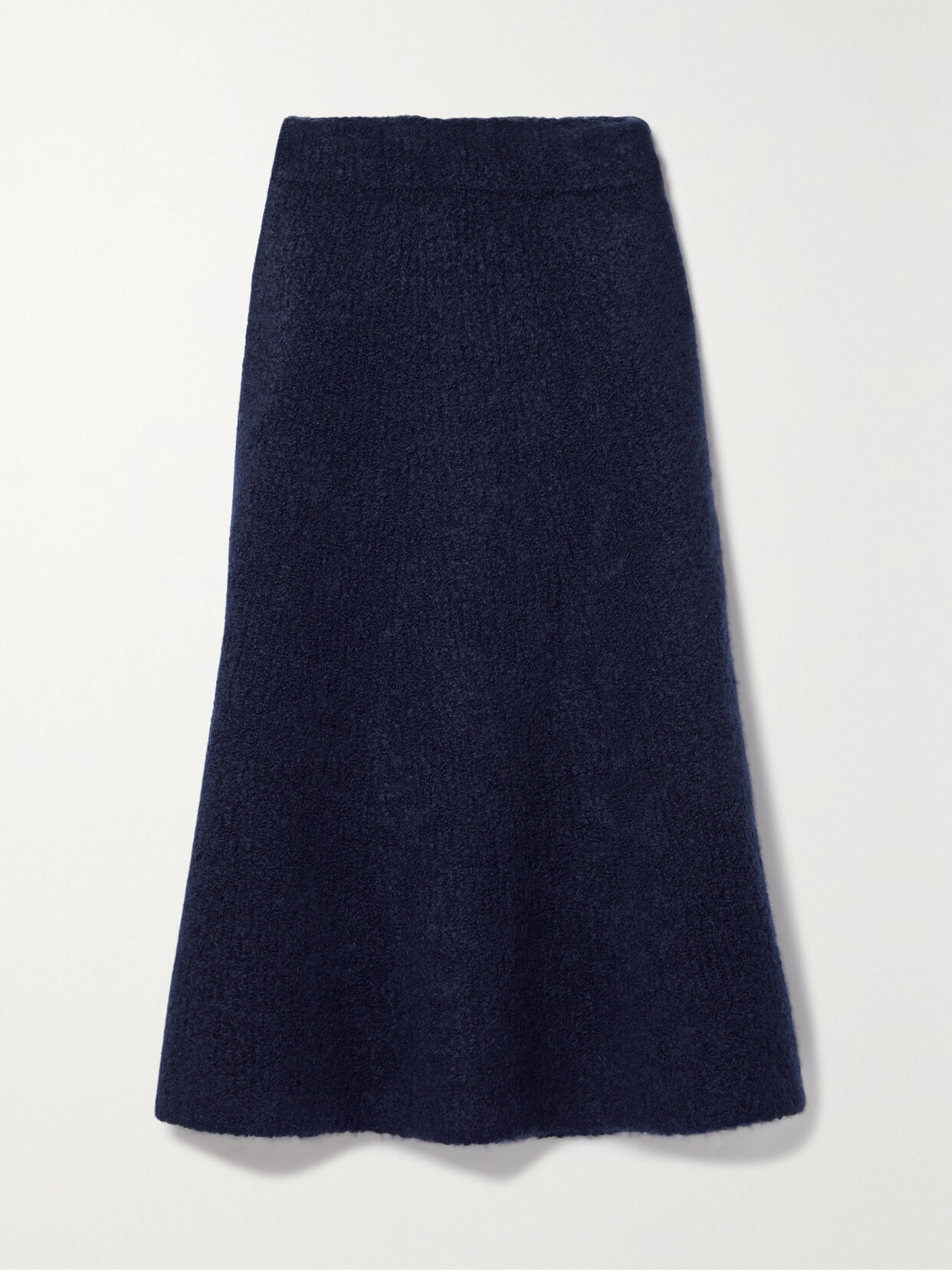 Gabriela Hearst - Pablo Cashmere And Silk-blend Bouclé Midi Skirt - Blue