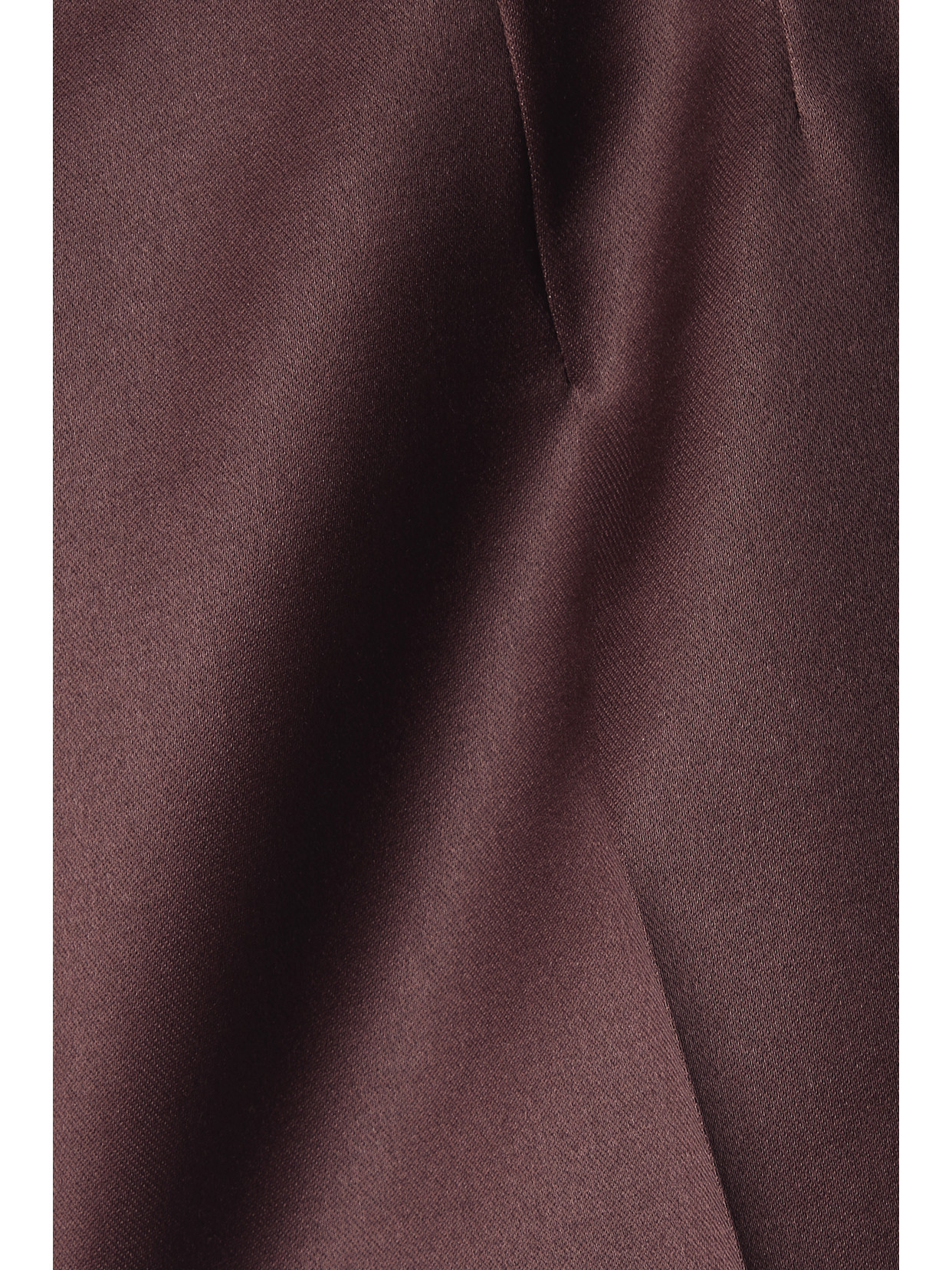Gabriela Hearst Masto Organic Wool And Silk-blend Satin Tapered Pants In Burgundy