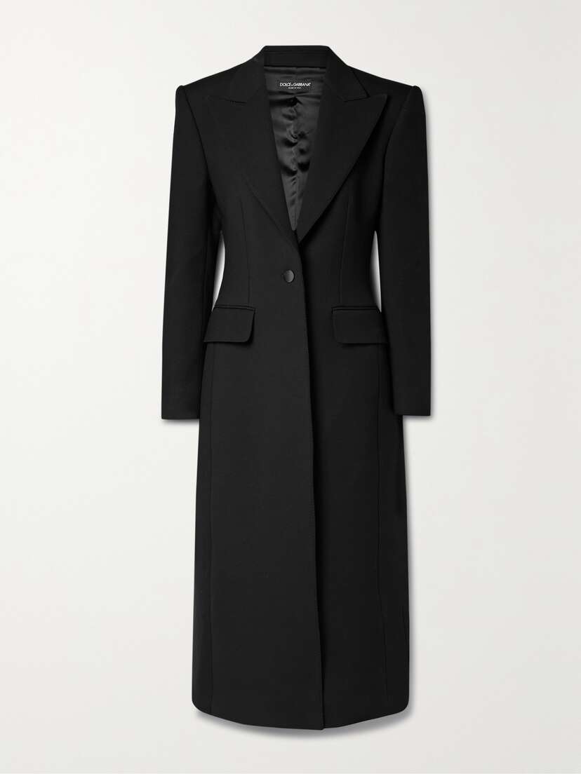 Dolce & Gabbana Wool-blend Cady Coat