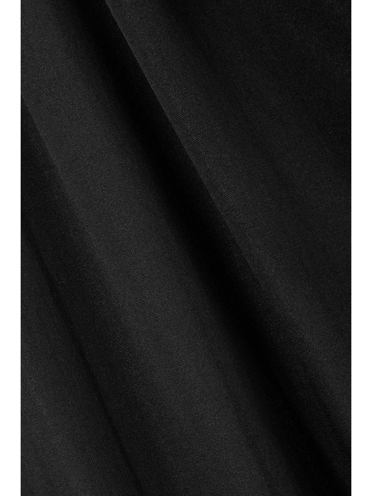 Shop Dolce & Gabbana Silk-chiffon Wide-leg Pants In Black