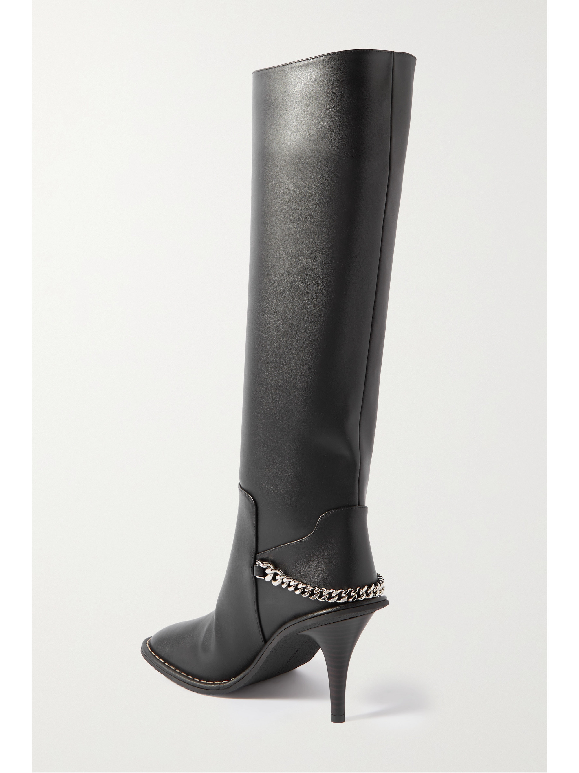 Stella McCartney + NET SUSTAIN Ryder vegetarian leather knee boots thumbnail