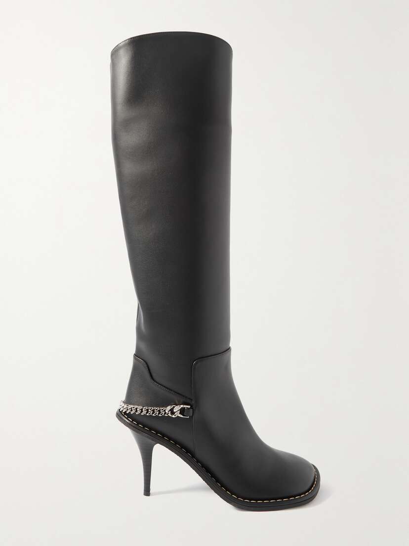 Stella McCartney + Net Sustain Ryder Vegetarian Leather Knee Boots