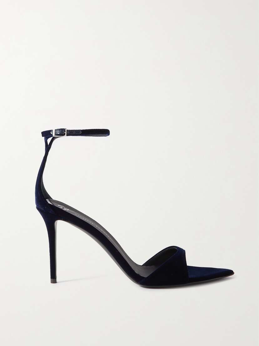 Giuseppe Zanotti Veronica Velvet Sandals
