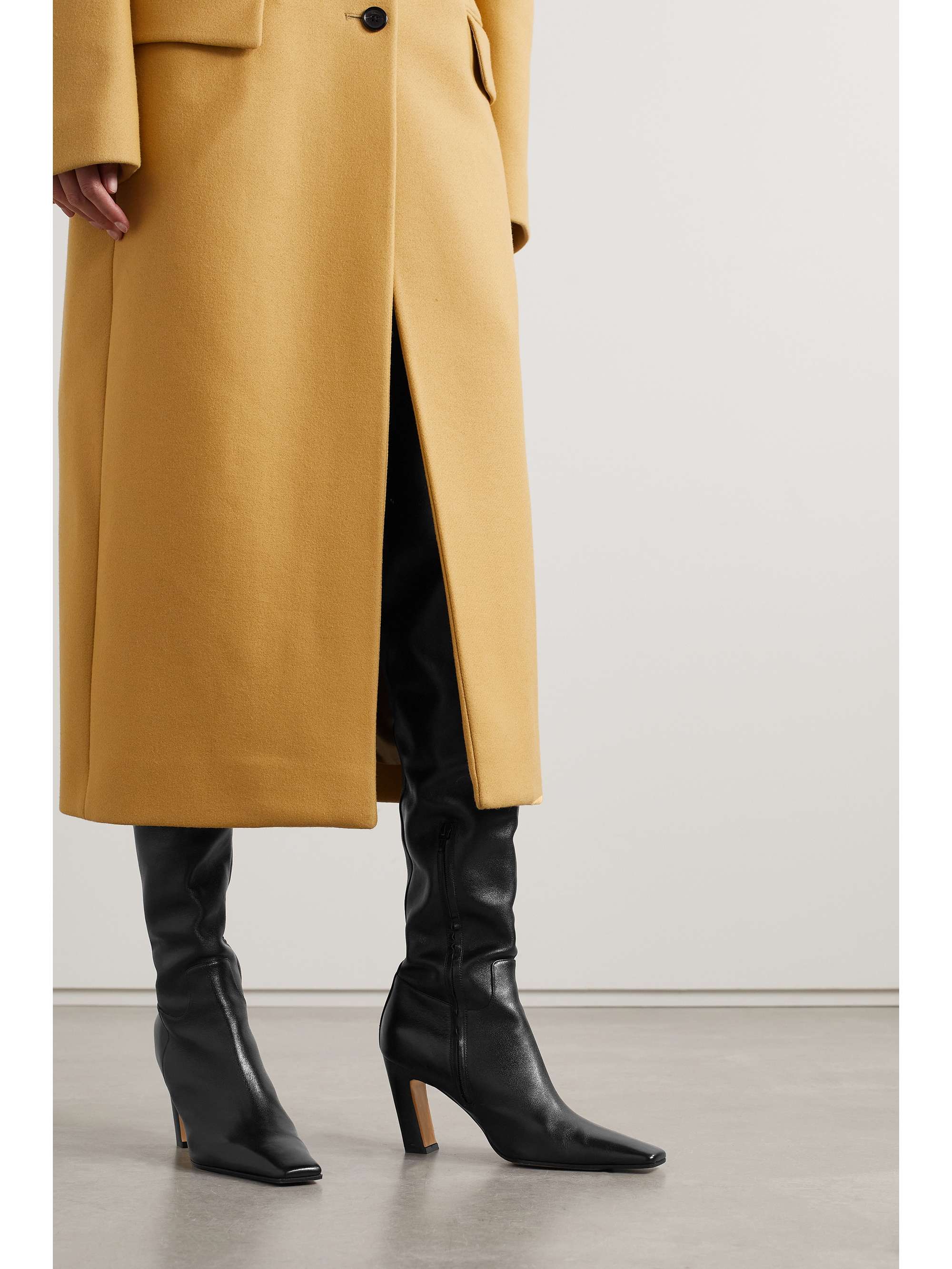 KHAITE Marfa leather over-the-knee boots | NET-A-PORTER