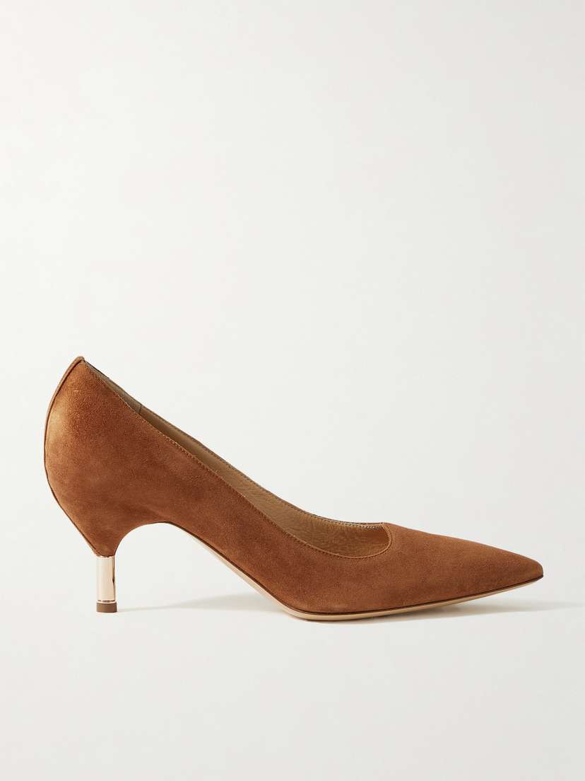 Gabriela Hearst Sofia Suede Pumps
