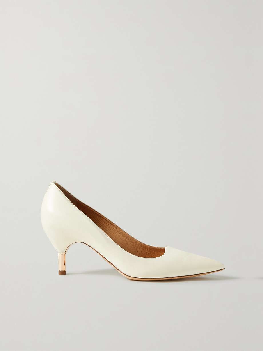 net-a-porter.com | Sofia leather pumps