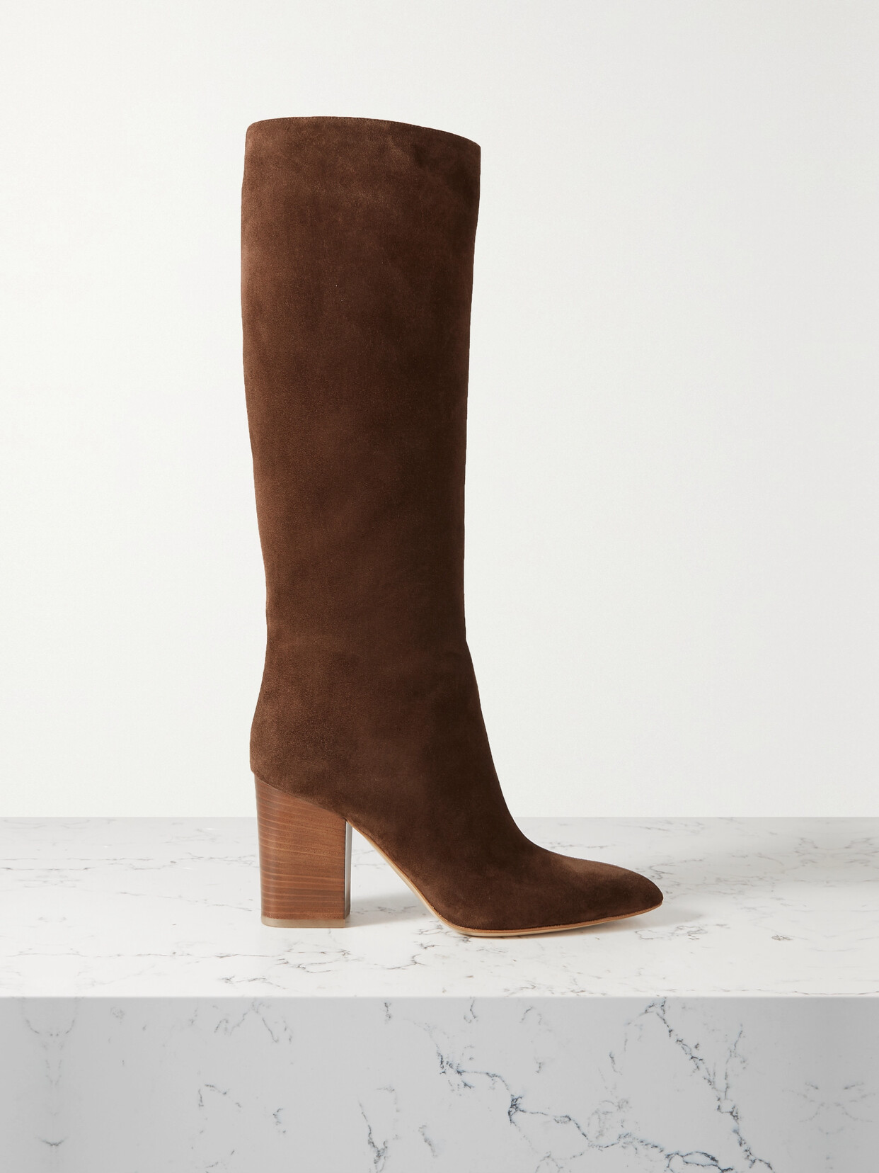 Gabriela Hearst - Sascha Suede Knee Boots - Brown