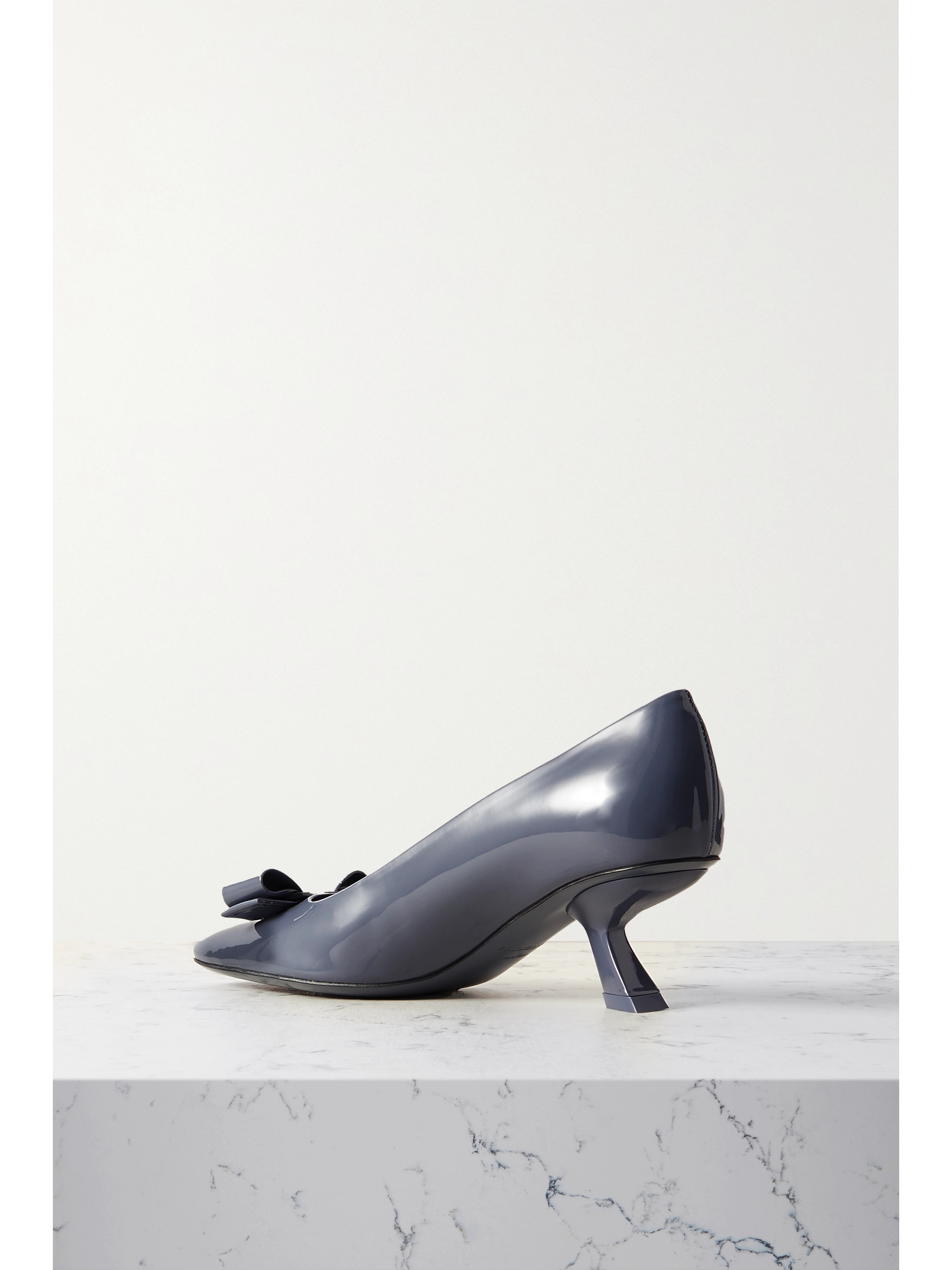 Ferragamo Anz patent-leather pumps