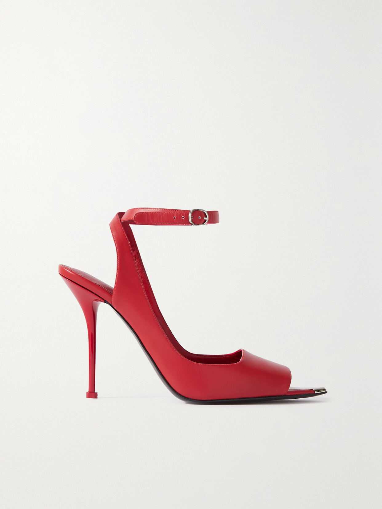 Alexander McQueen - Punk Leather Pumps - Red