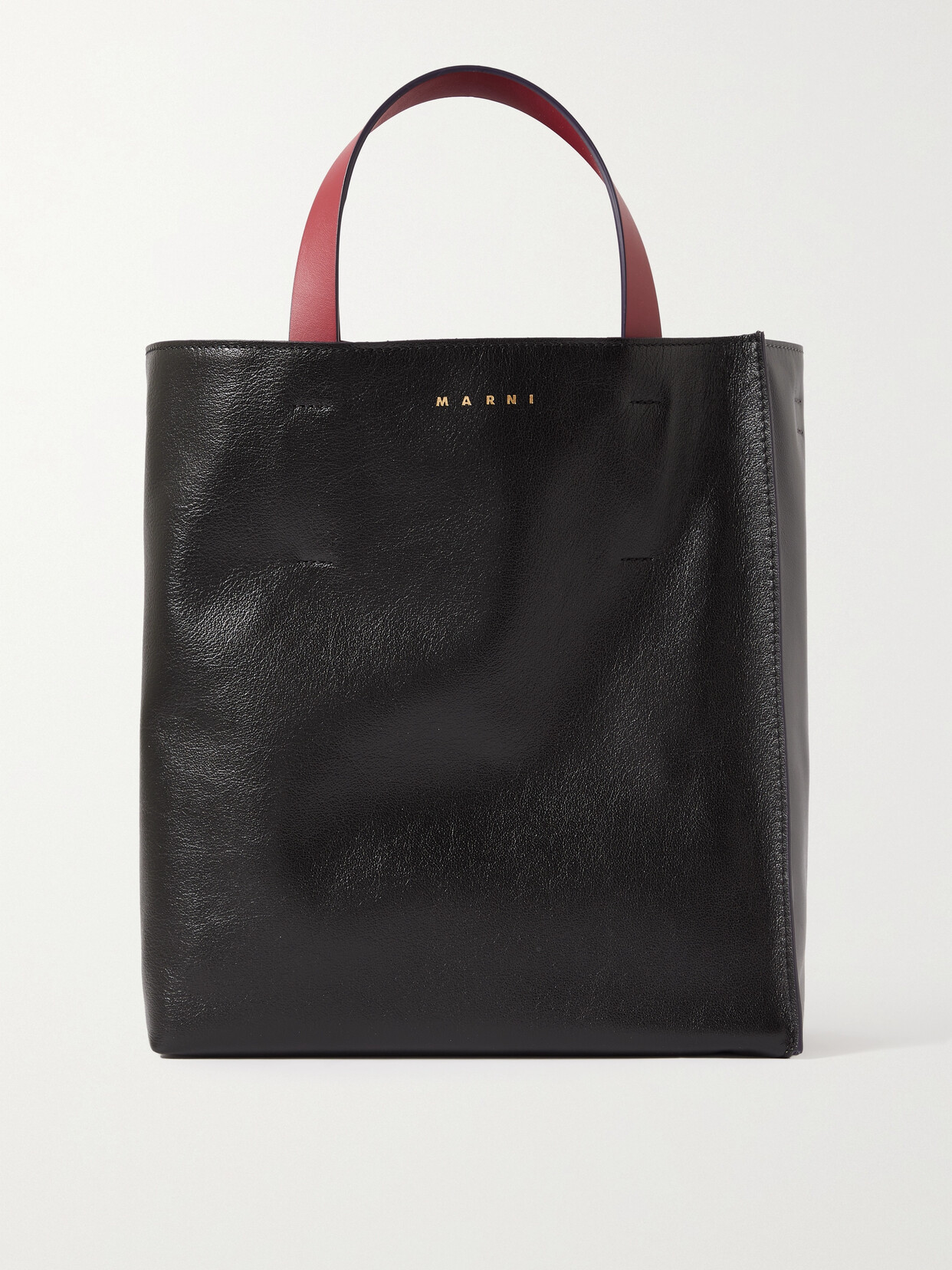 Marni Museo Small Color-block Leather Tote