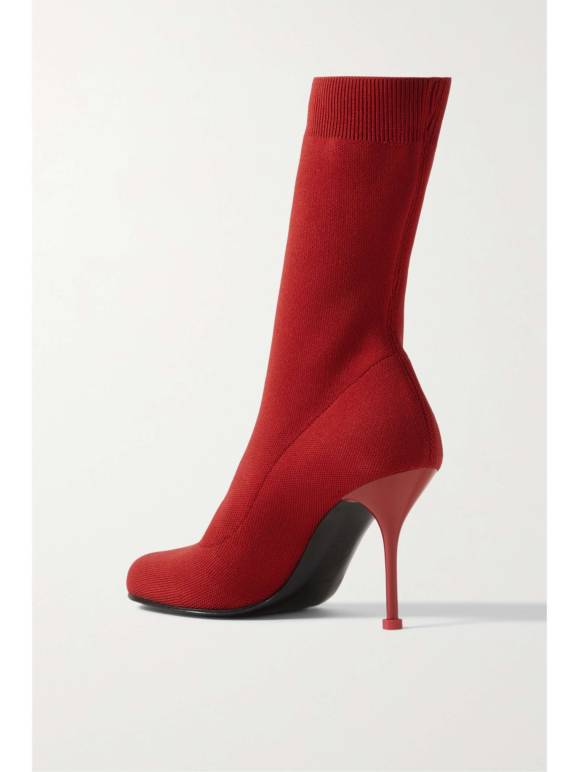 ALEXANDER MCQUEEN Stretchknit sock boots NETAPORTER