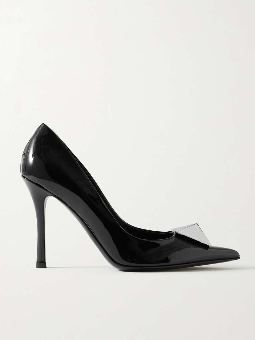 Valentino Garavani One Stud 100 Patent-leather Pumps