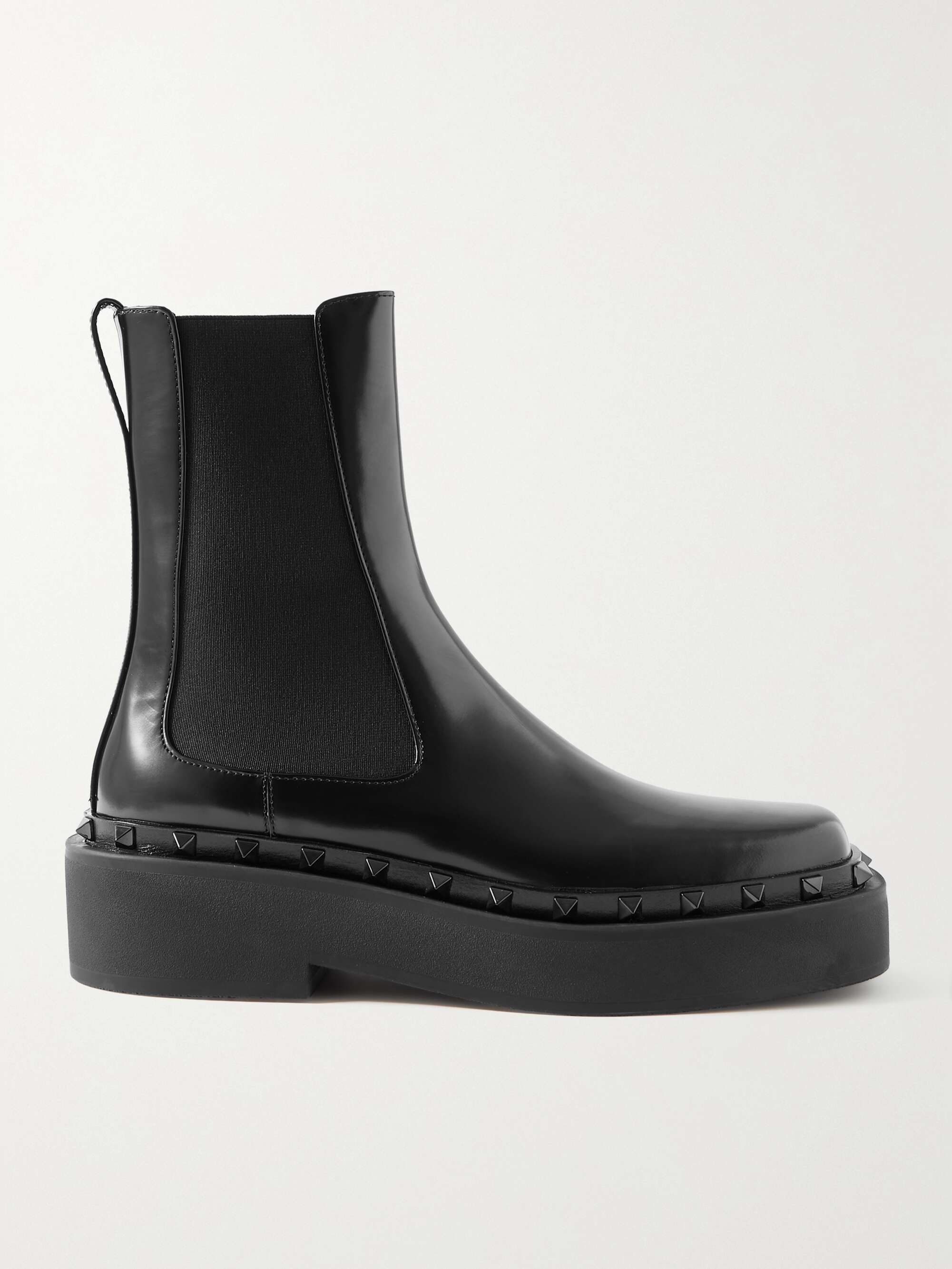 Valentino Garavani - Rockstud M-way Leather Chelsea Boots ブーツ-