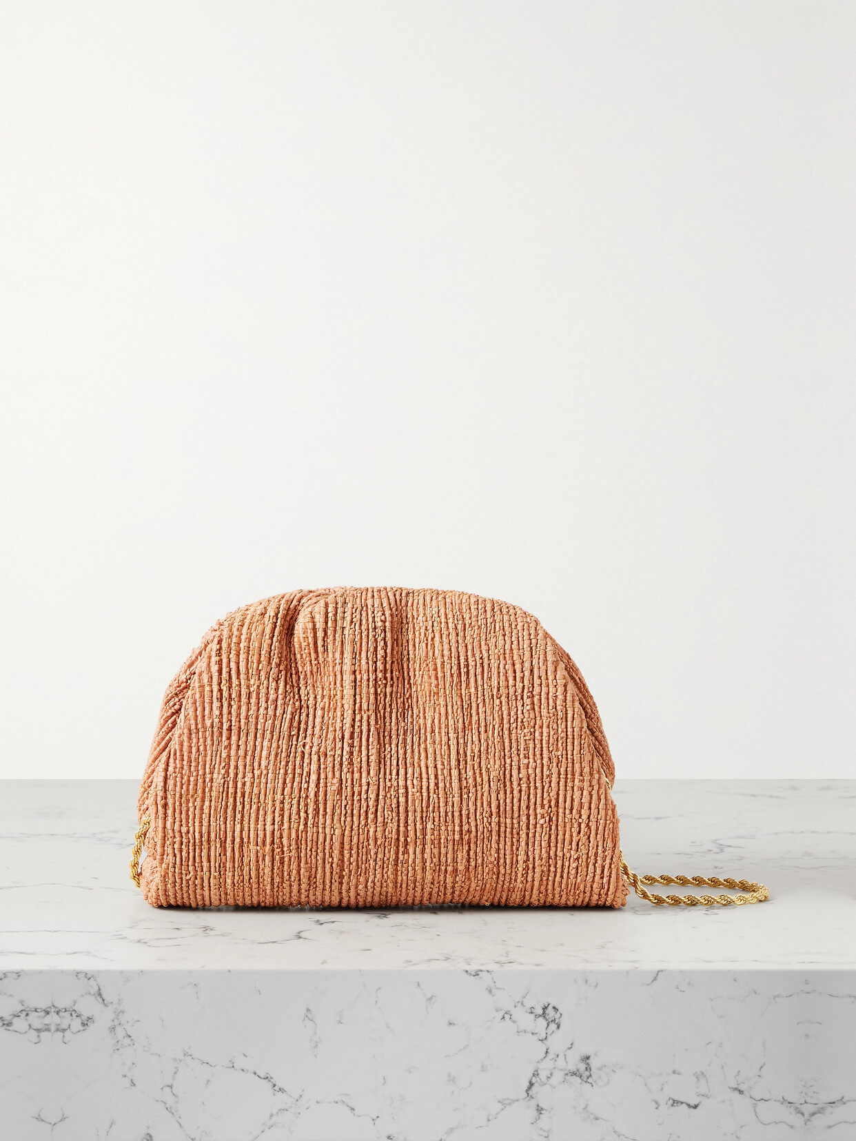 LOEFFLER RANDALL BAILEY WOVEN RAFFIA CLUTCH