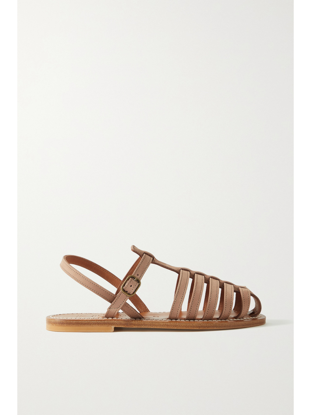 K Jacques St Tropez - + Net Sustain Adrien Nubuck Sandals - Brown