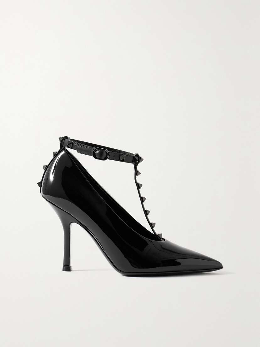 Valentino Garavani Rockstud 100 Patent-leather Pumps