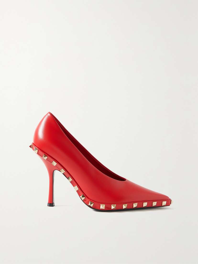 Valentino Garavani Rockstud 100 Leather Pumps