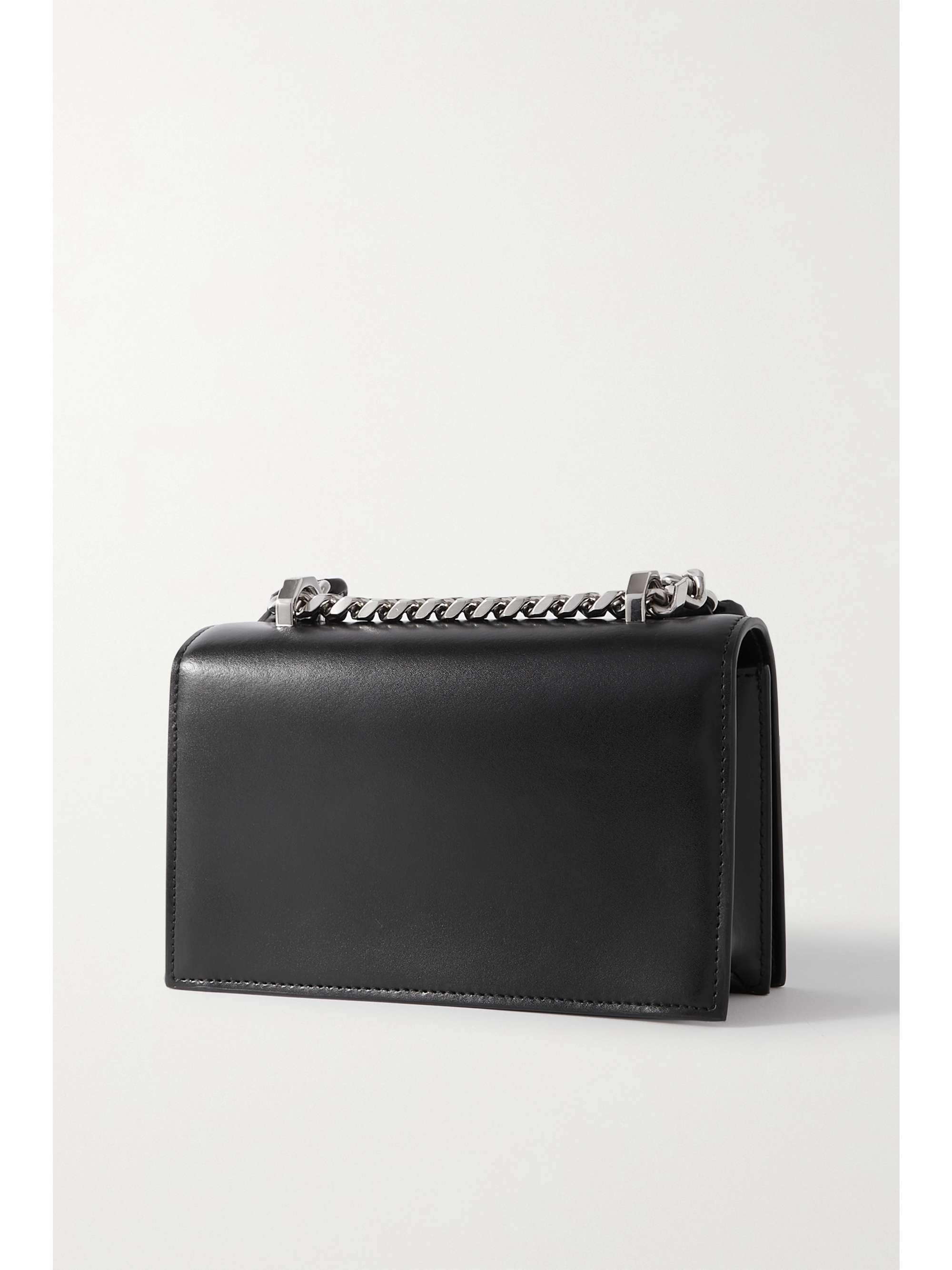 MCQUEEN Embellished leather shoulder bag