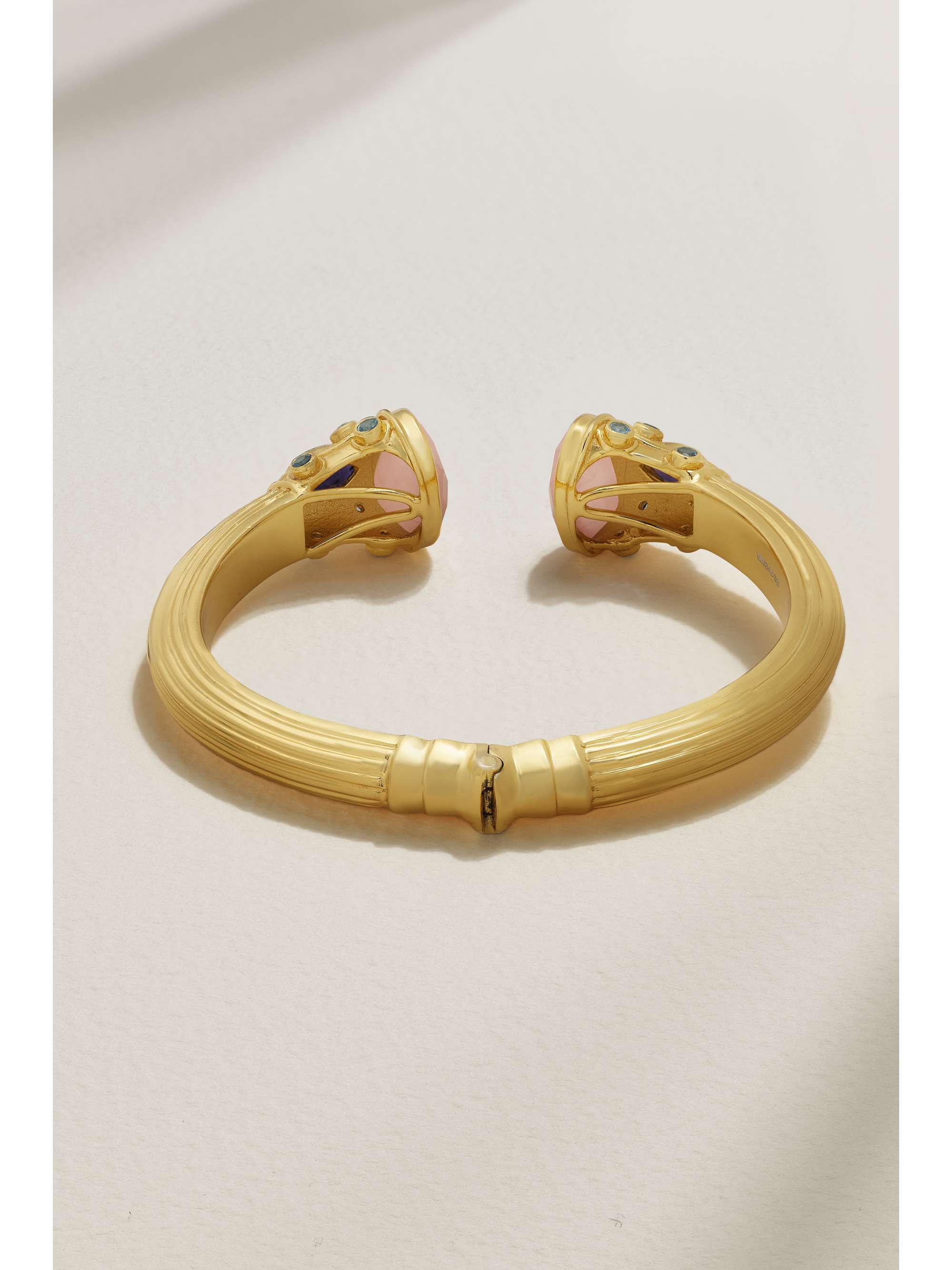 AMRAPALI LONDON Gold-plated multi-stone bangle