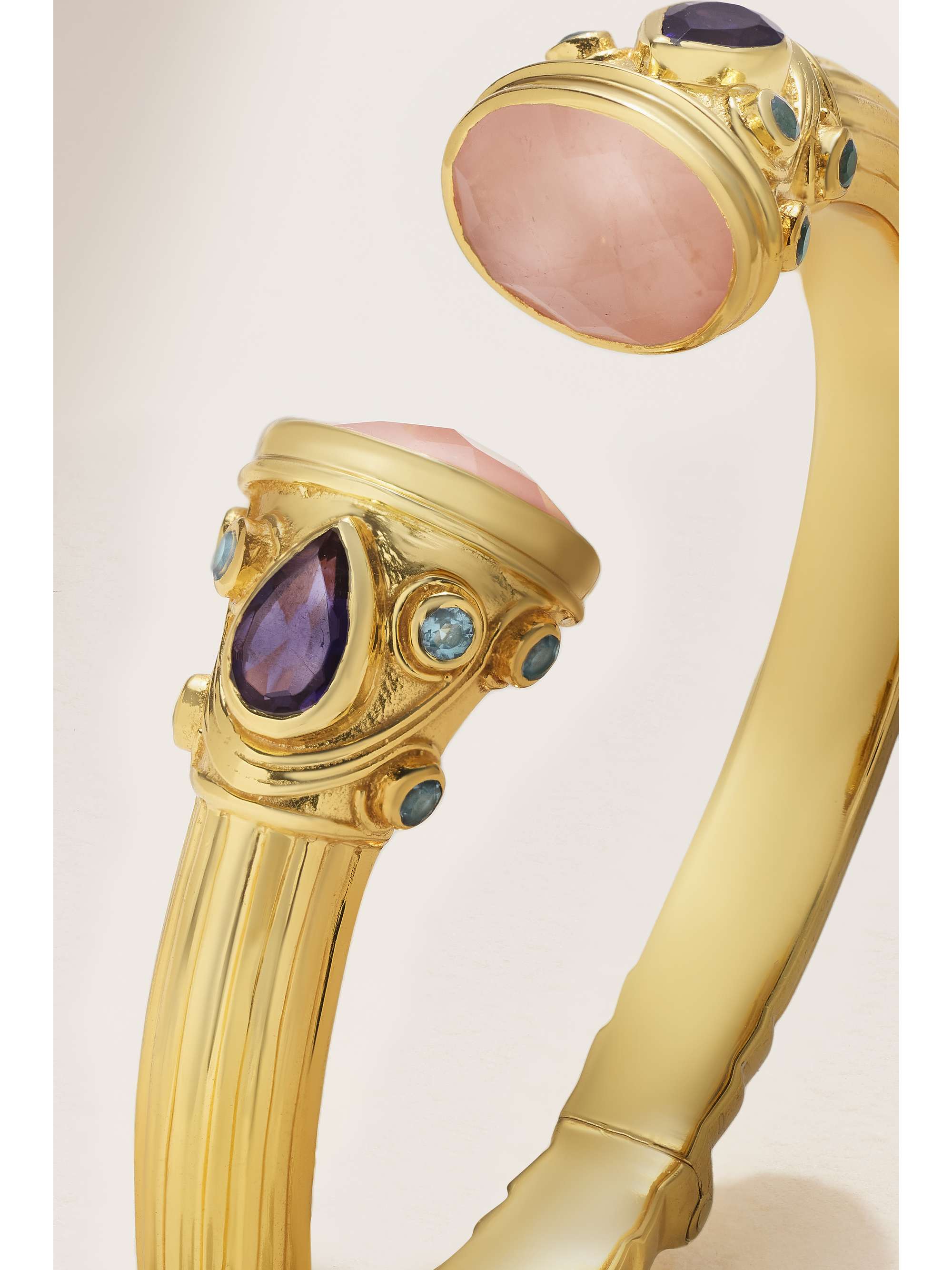 AMRAPALI LONDON Gold-plated multi-stone bangle