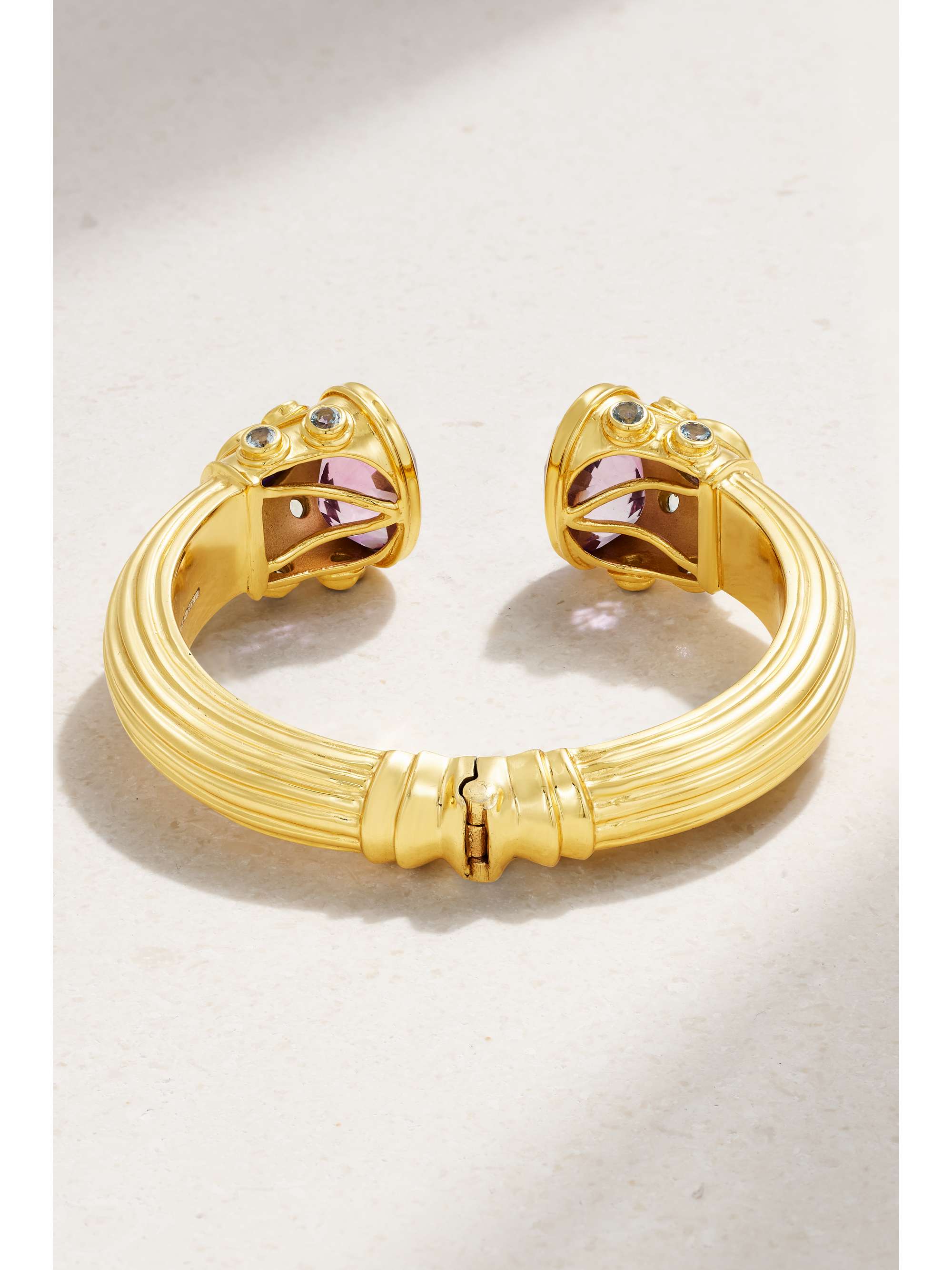 AMRAPALI LONDON Gold-plated multi-stone cuff