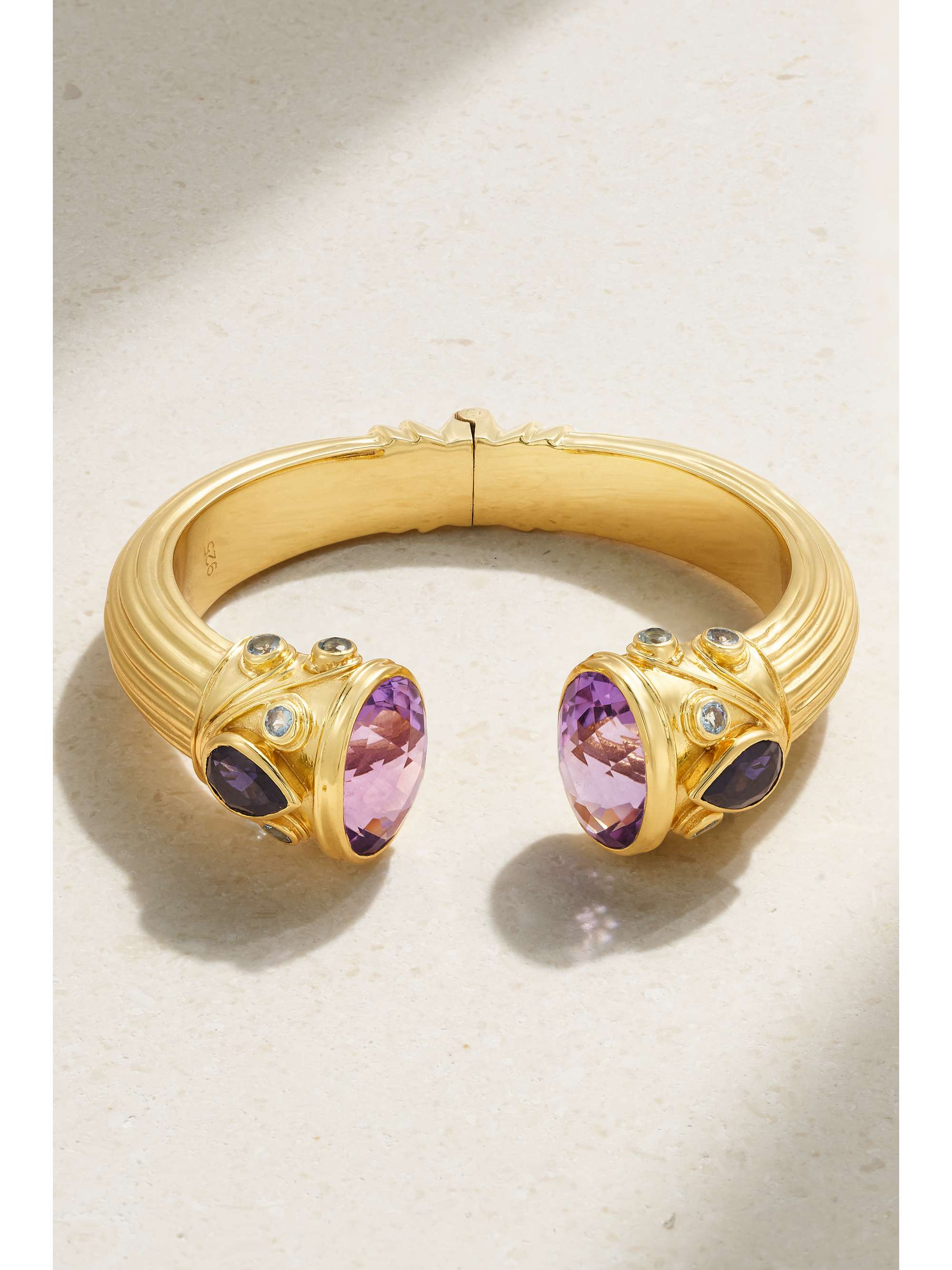 AMRAPALI LONDON Gold-plated multi-stone cuff