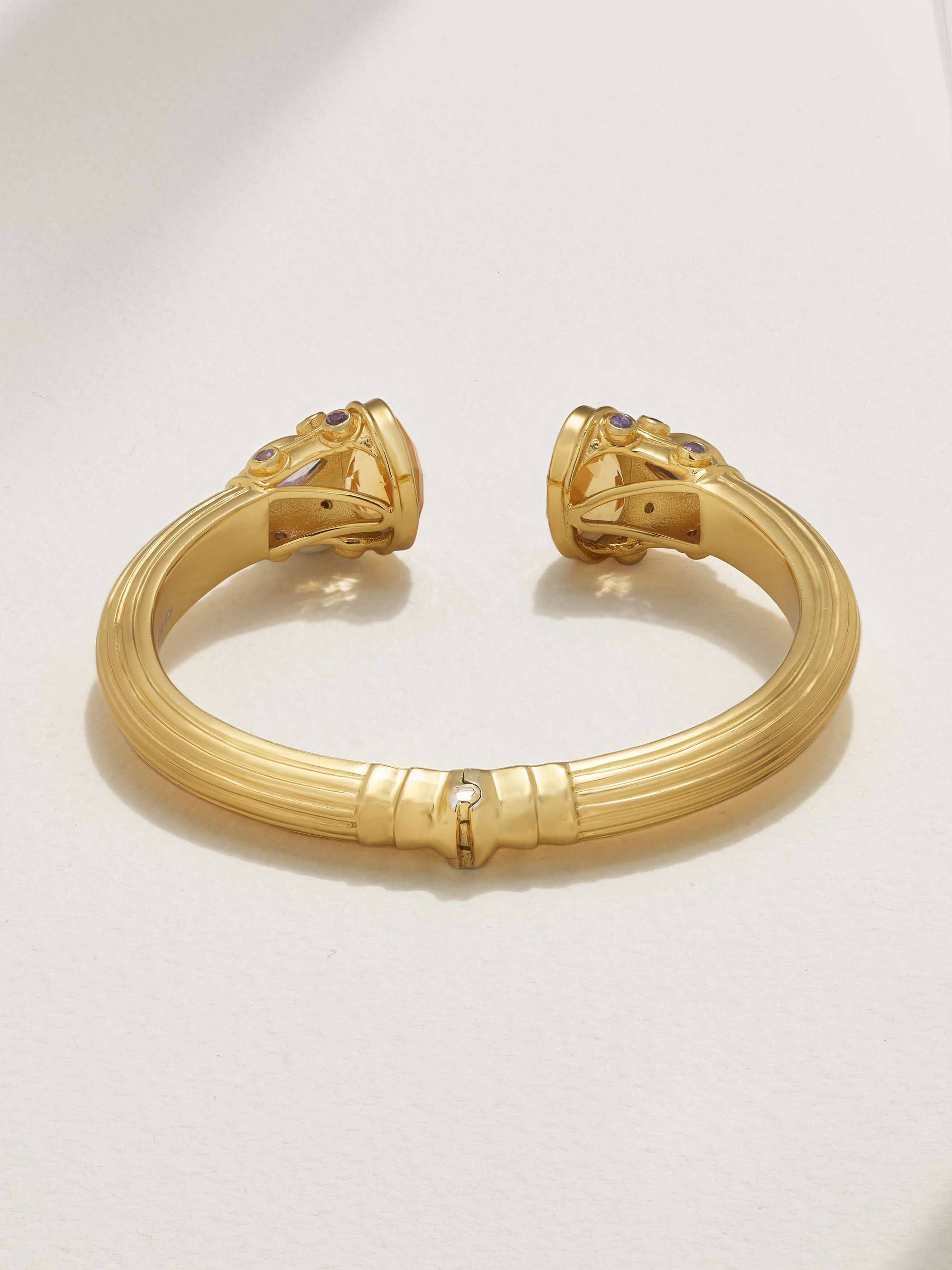 AMRAPALI LONDON Gold-plated multi-stone bangle