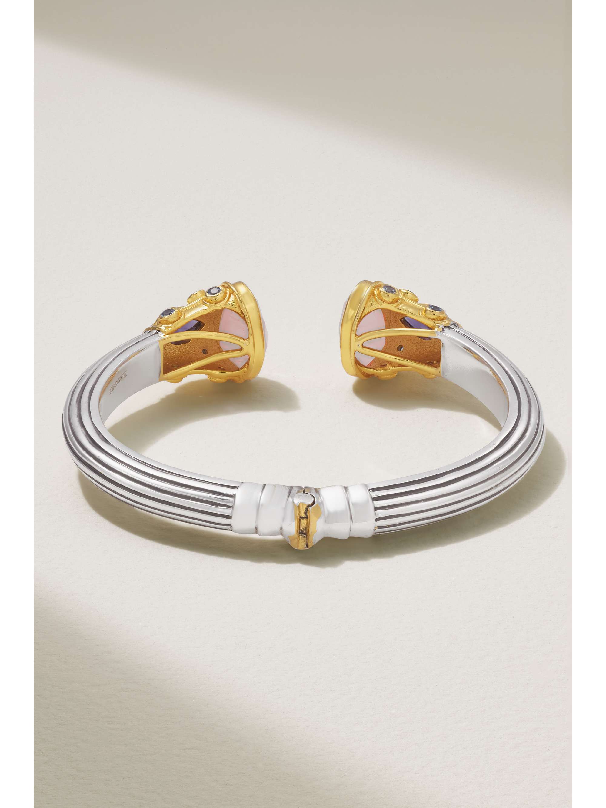 AMRAPALI LONDON Gold-plated multi-stone cuff