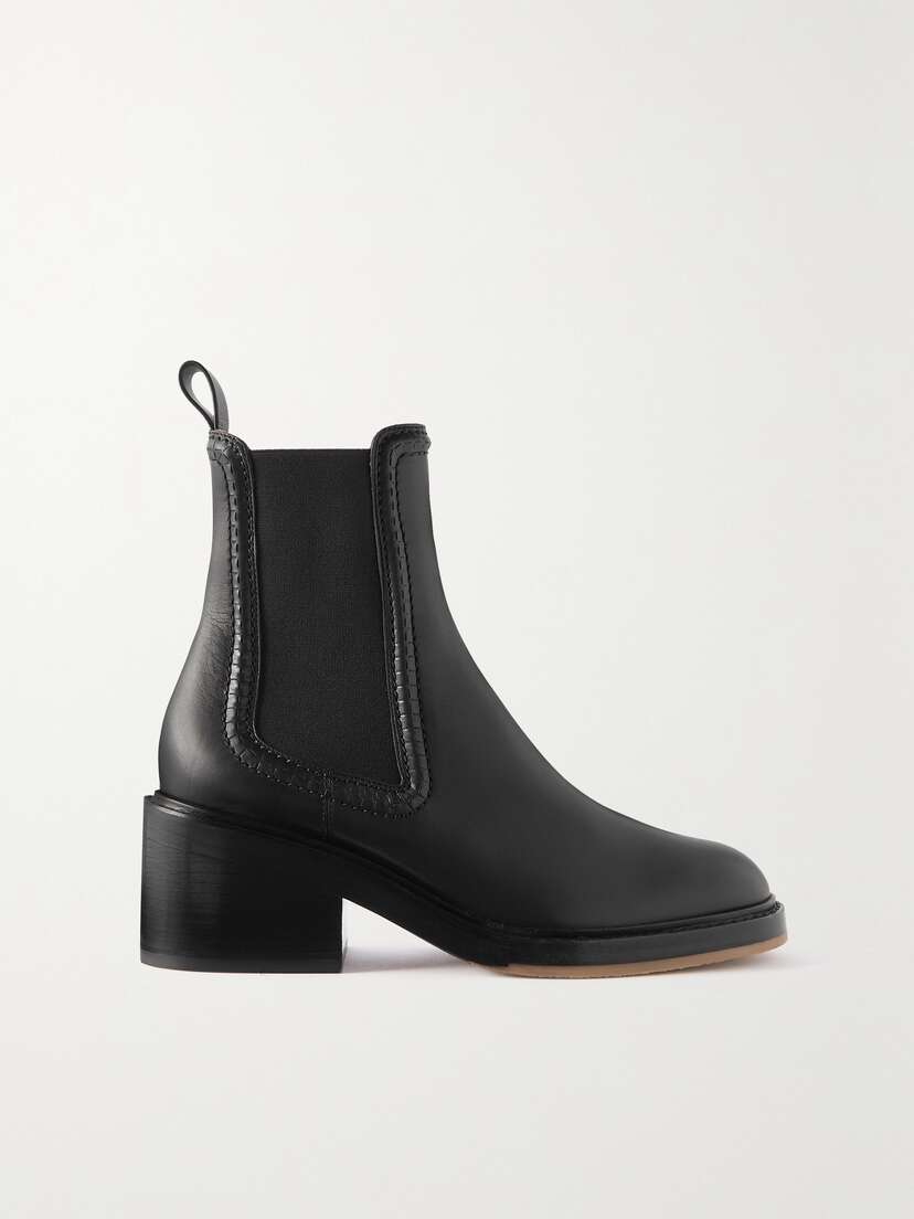 Chloé Mallo Leather Chelsea Boots