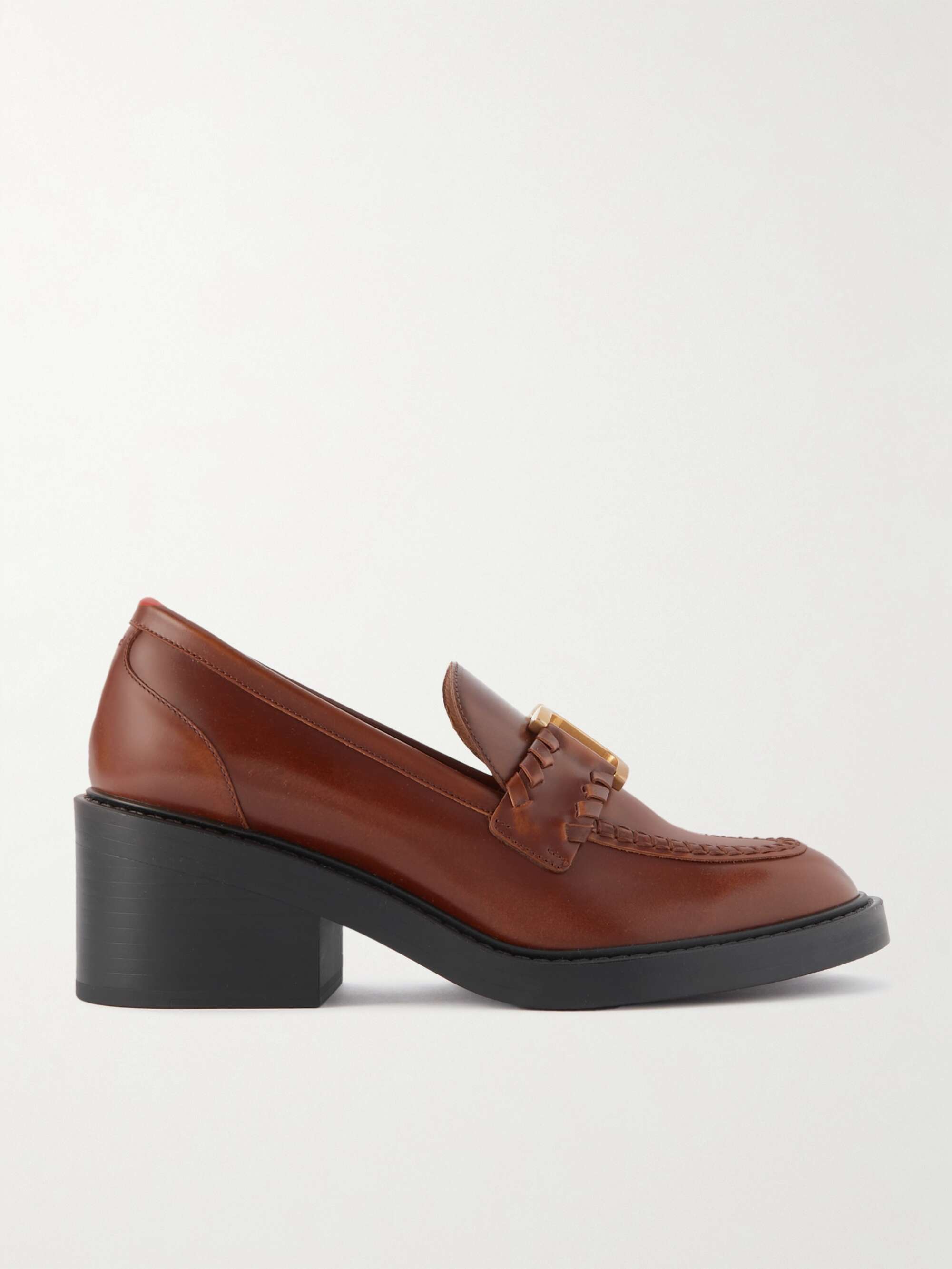Mocassins en cuir ornements Marcie CHLO pour femme NET A PORTER