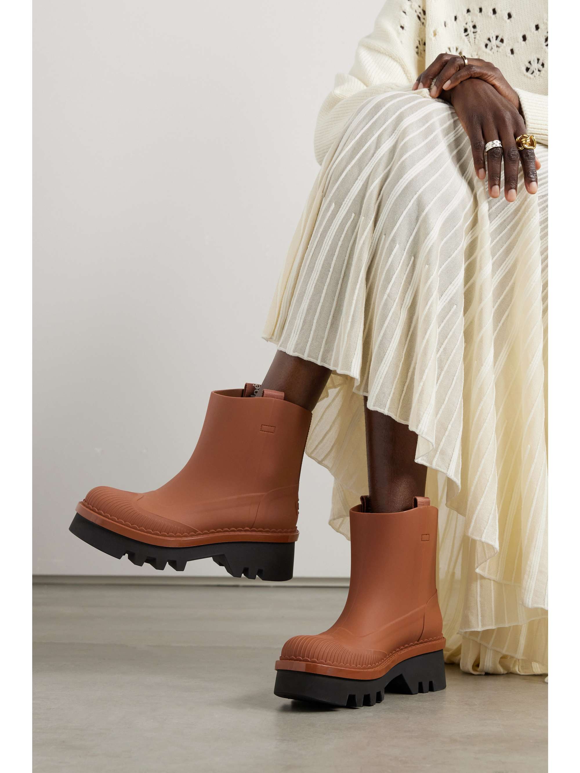 CHLOÉ Raina rubber boots NETAPORTER