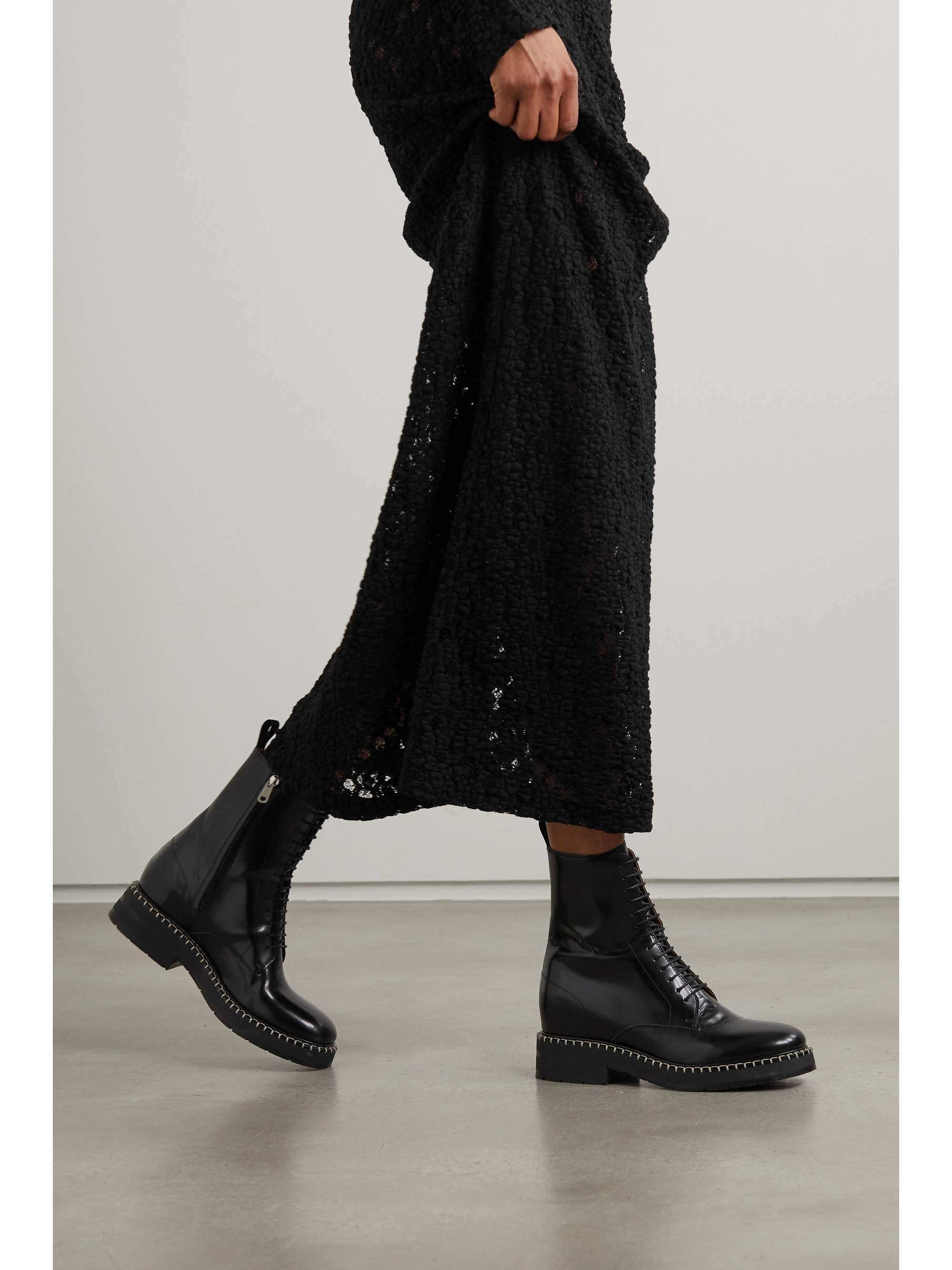 Noua leather ankle boots black IT35