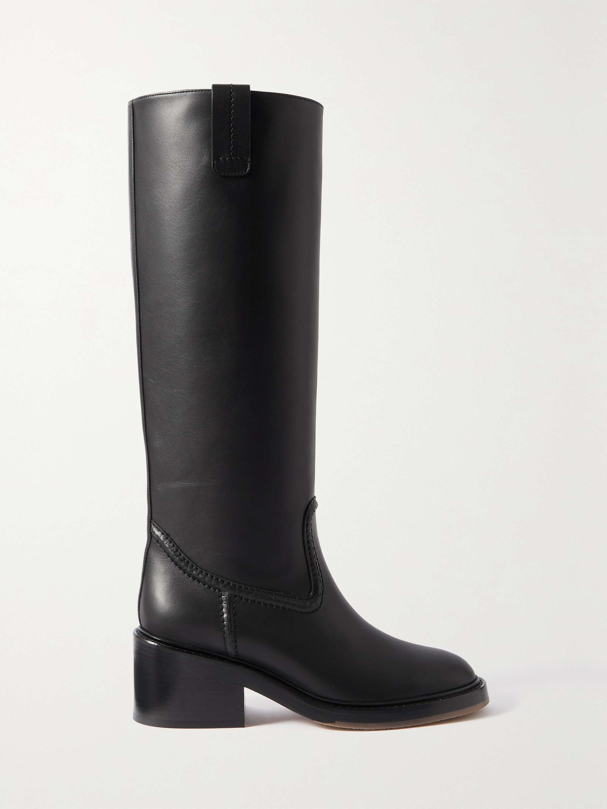 CHLO Mallo leather knee boots NET A PORTER