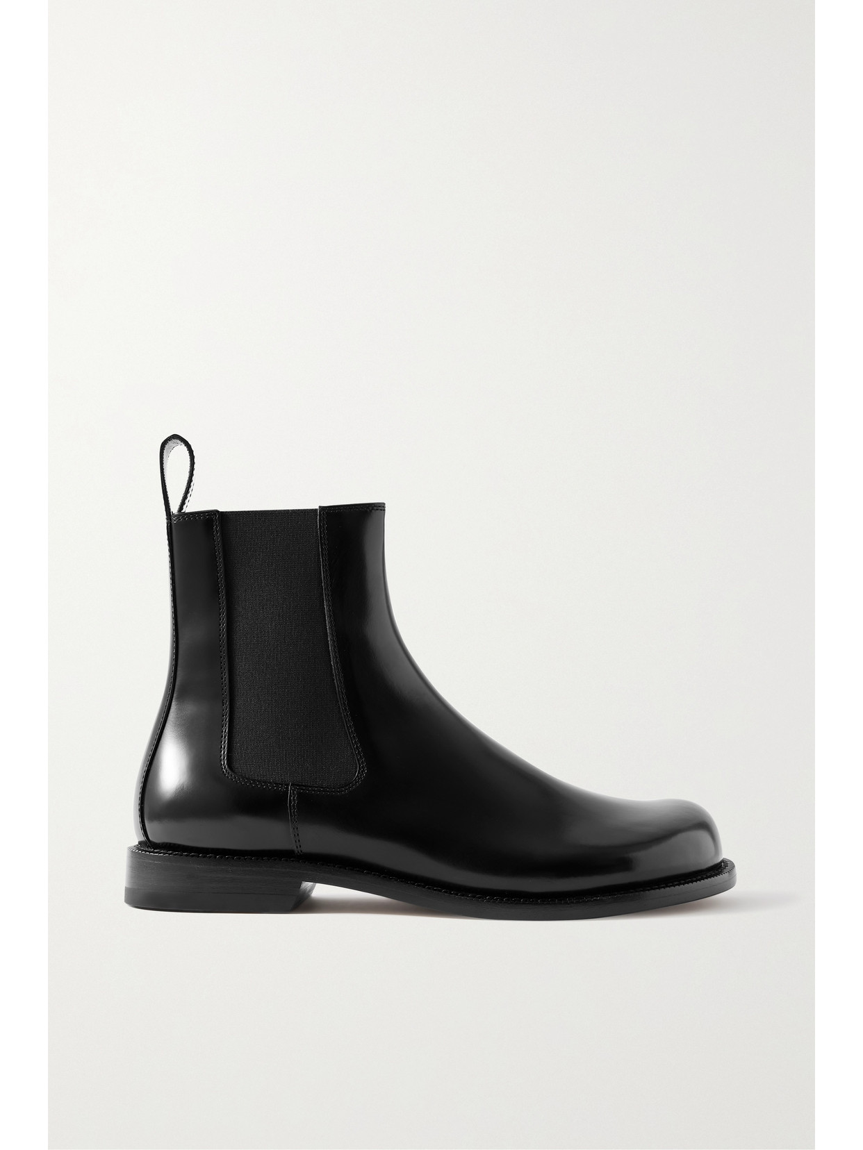 Loewe Blaze Leather Chelsea Boots In Black