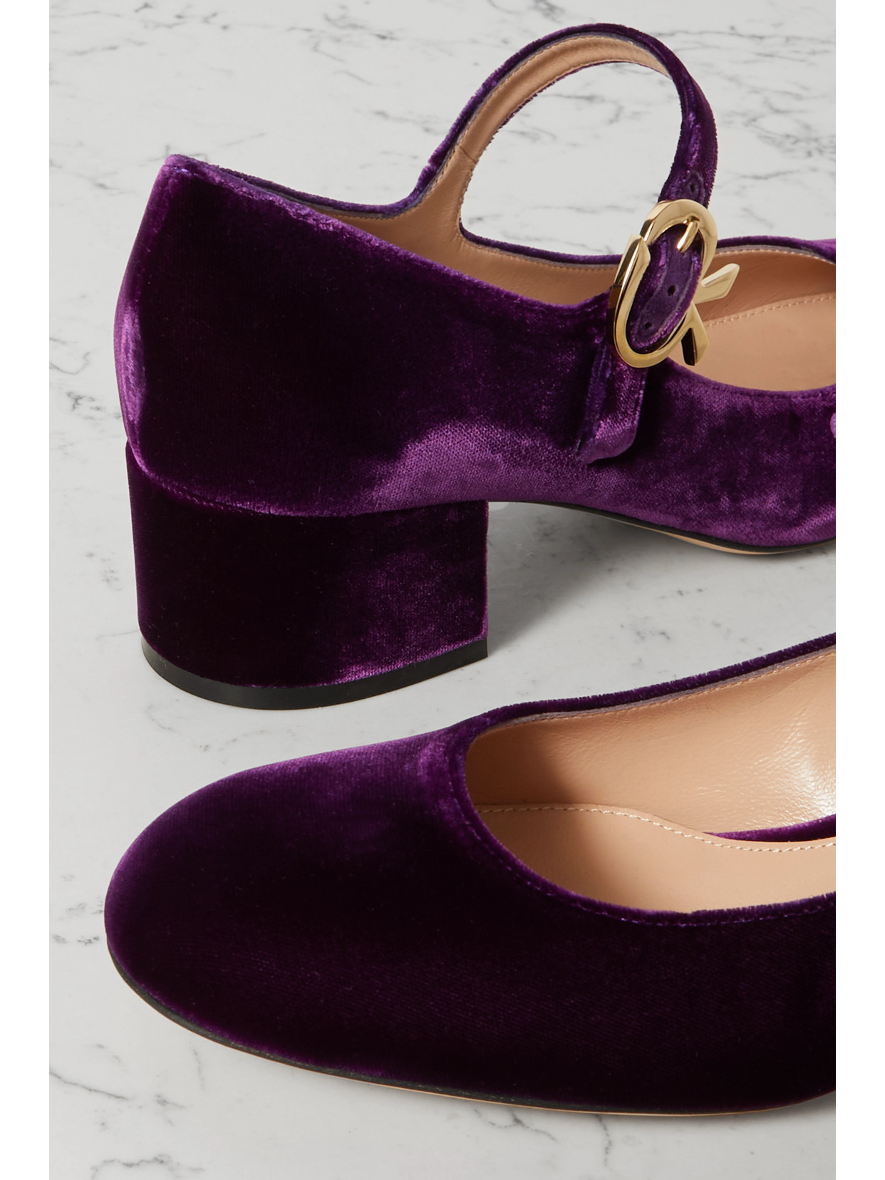 Gianvito Rossi Patent Leather Décolleté In Purple
