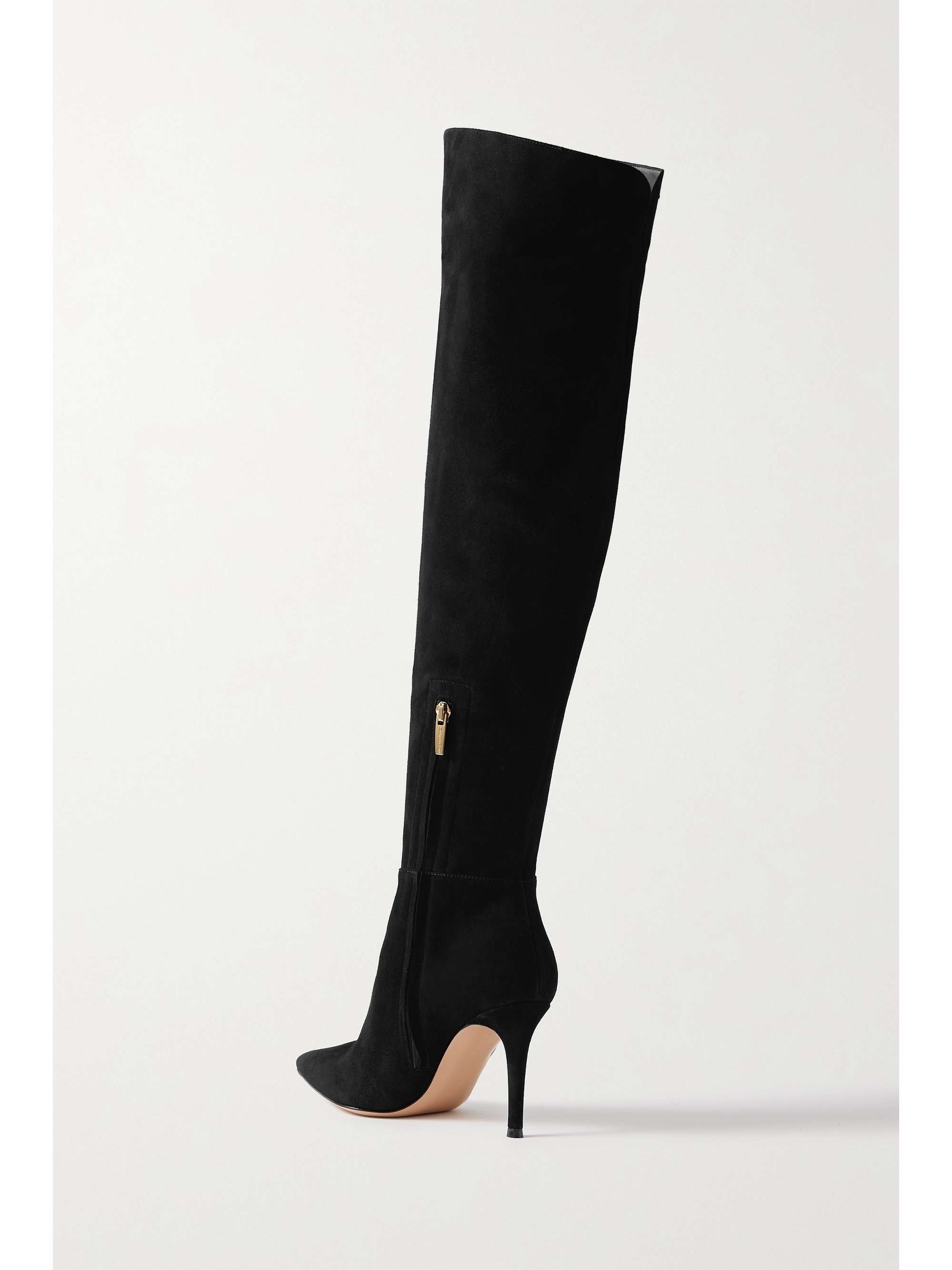 GIANVITO ROSSI 85 suede over-the-knee boots