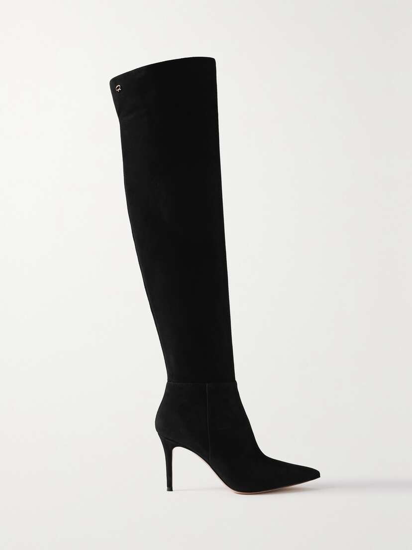 Gianvito Rossi Jules 85 Suede Over-the-knee Boots