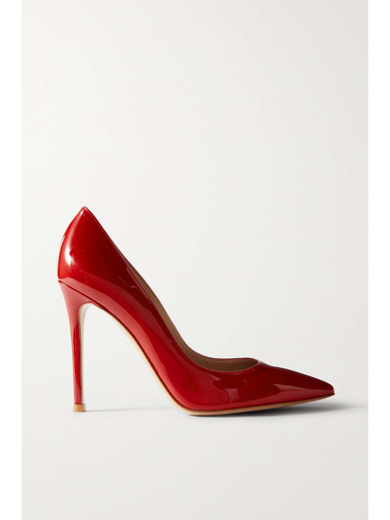 Gianvito Rossi - Gianvito 105 Patent-leather Pumps - Red