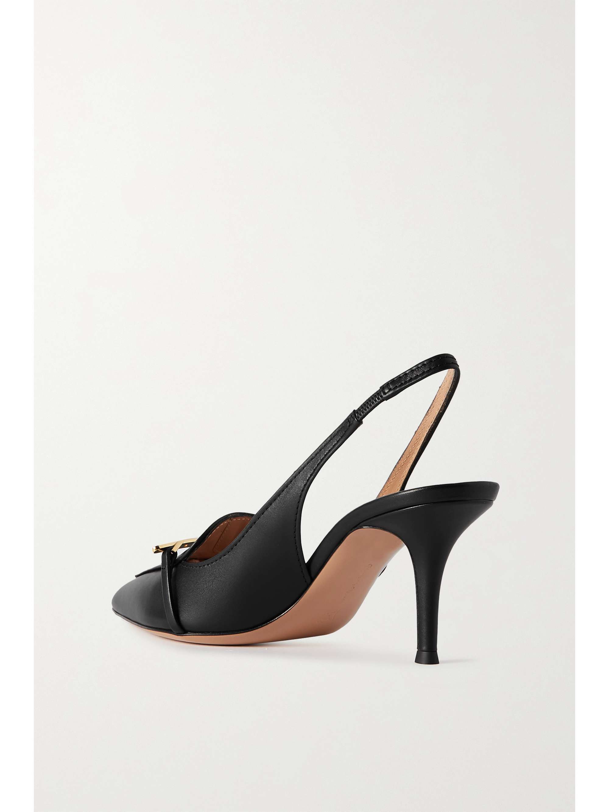 GIANVITO ROSSI Carrey 70 leather slingback pumps | NET-A-PORTER