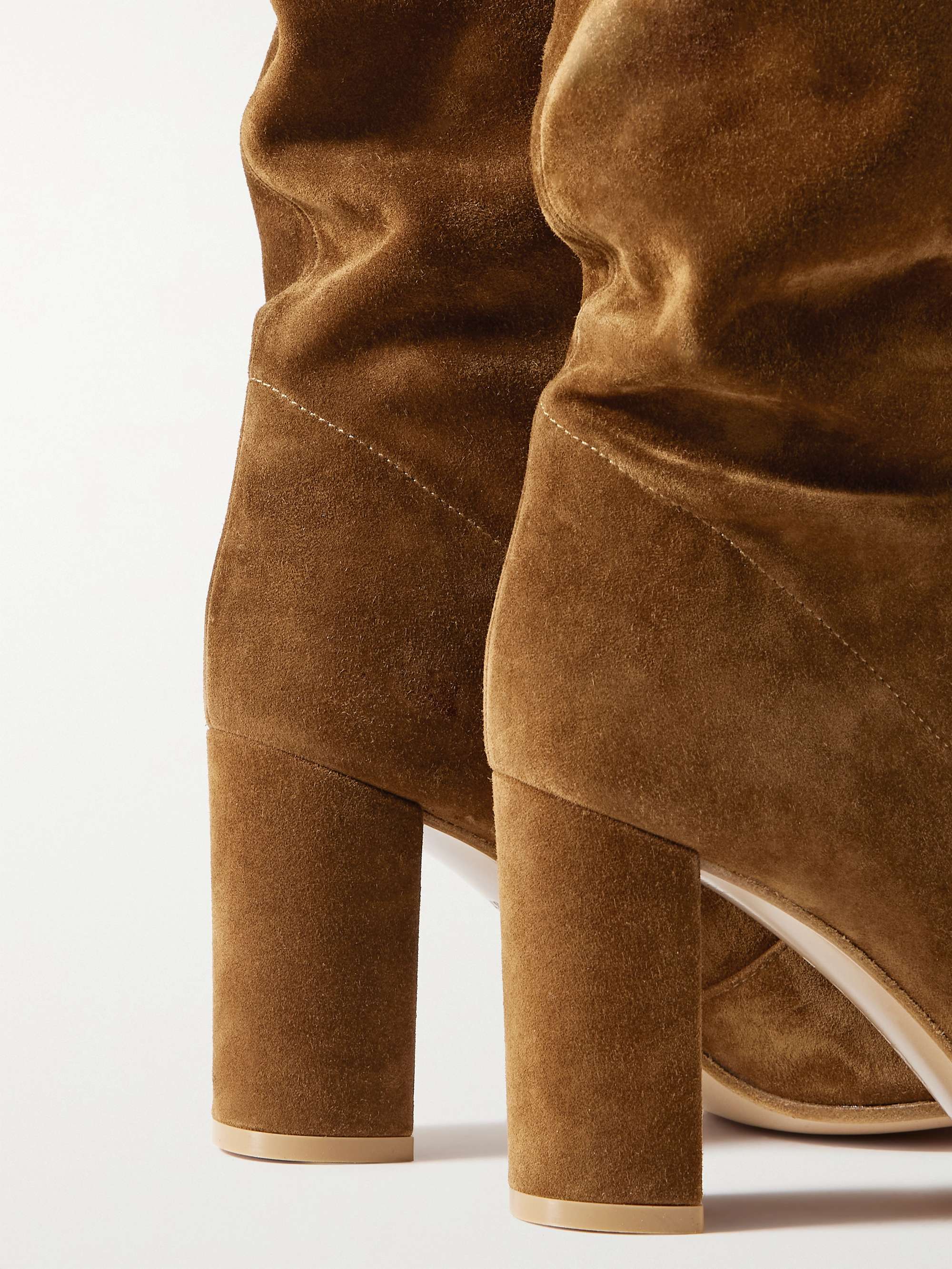 GIANVITO ROSSI Glen 85 suede knee boots