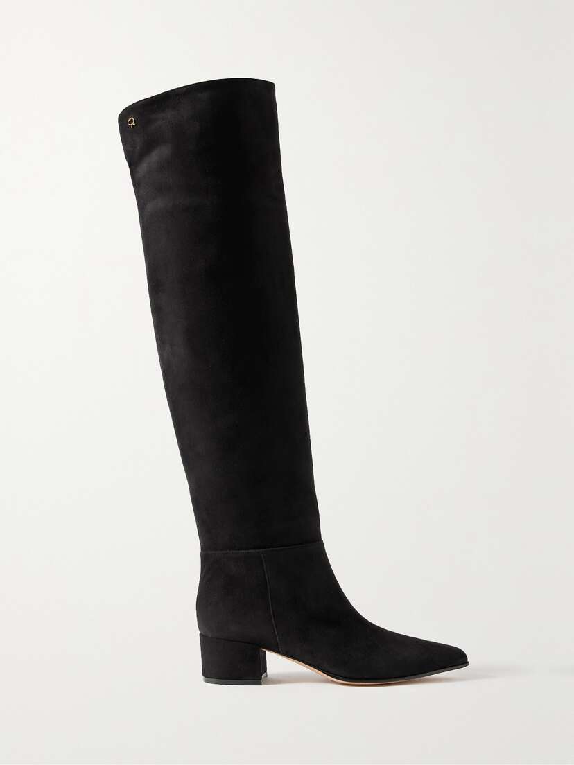 Gianvito Rossi Camoscio 45 Suede Over-the-knee Boots