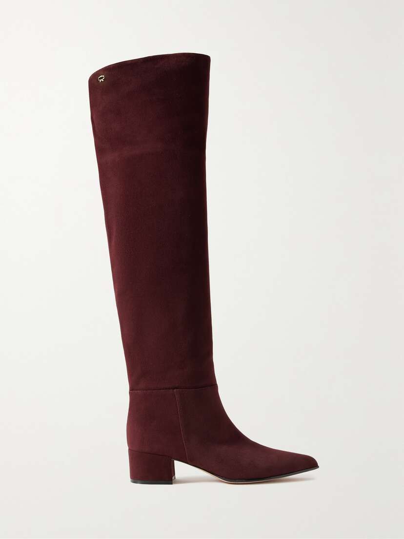 Gianvito Rossi Camoscio 45 Suede Over-the-knee Boots