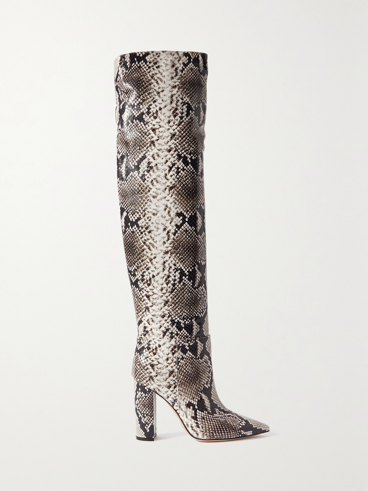 Gianvito Rossi - Piper Borneo 100 Snake-effect Leather Over-the-knee Boots - Animal print