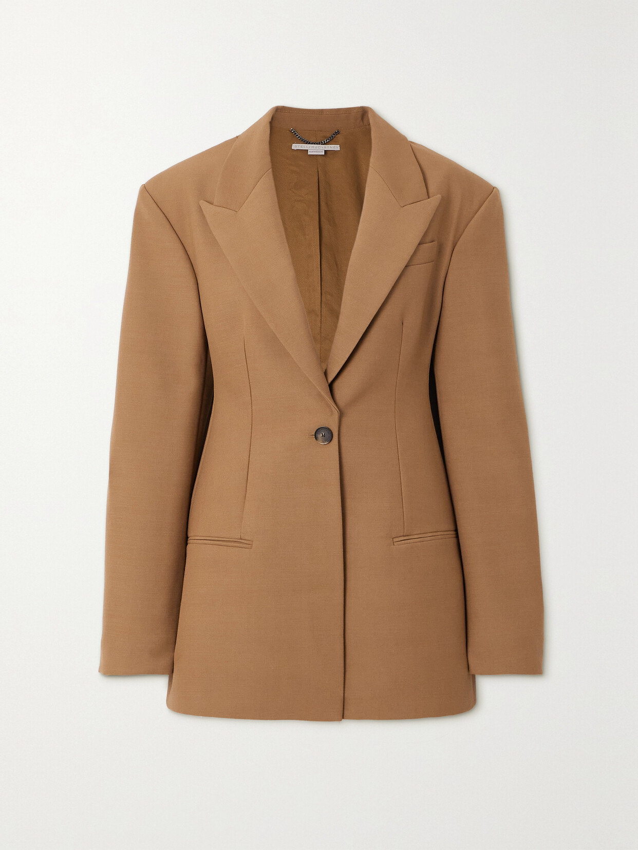 Stella McCartney - + Net Sustain Wool Blazer - Brown