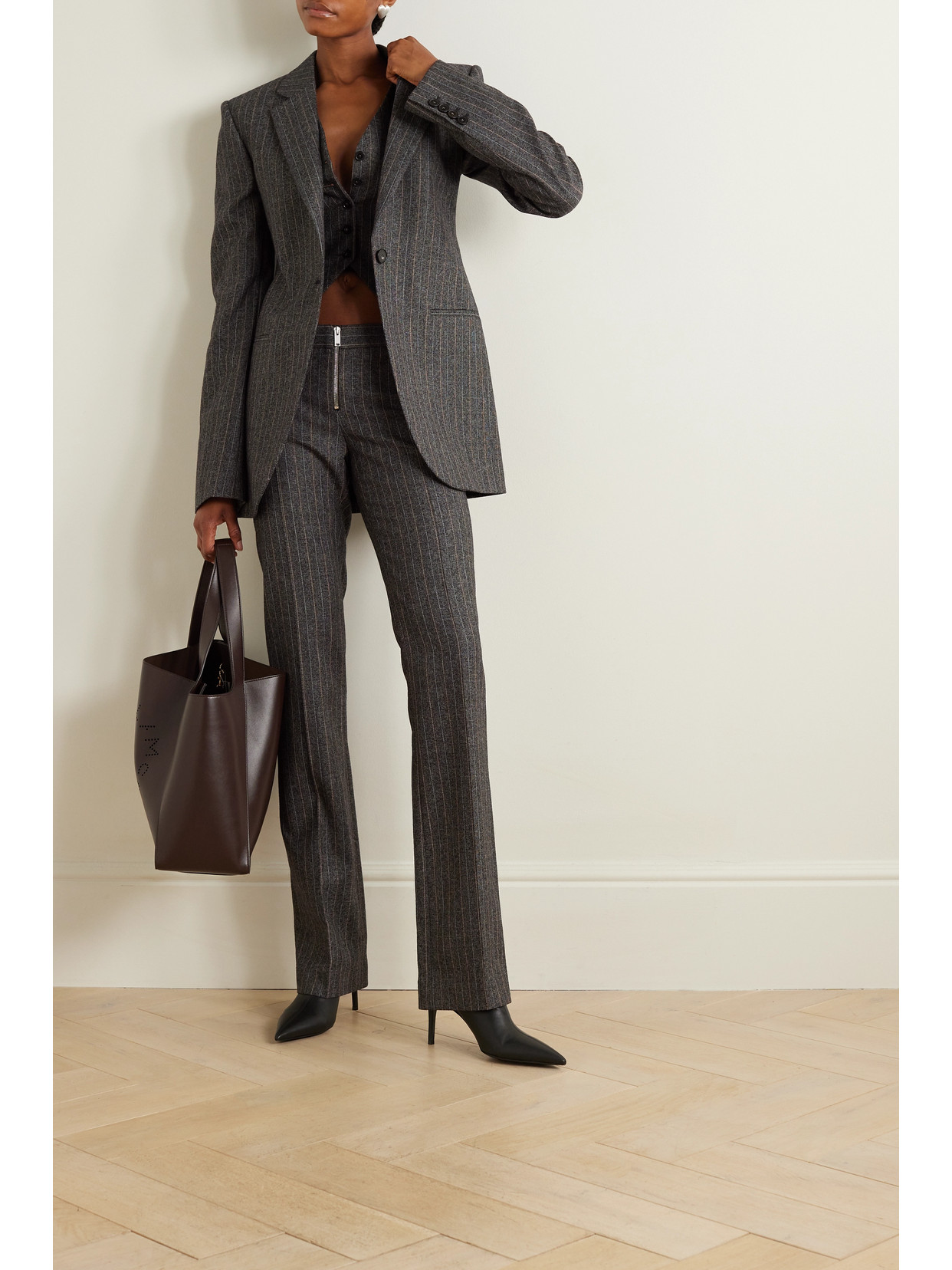 Stella McCartney | 90K98S00834 | Blue | + Net Sustain Pinstriped